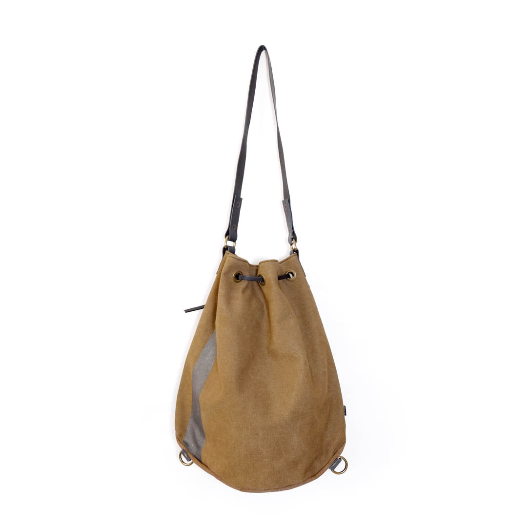 Bolso saco Bogolan black spiral
