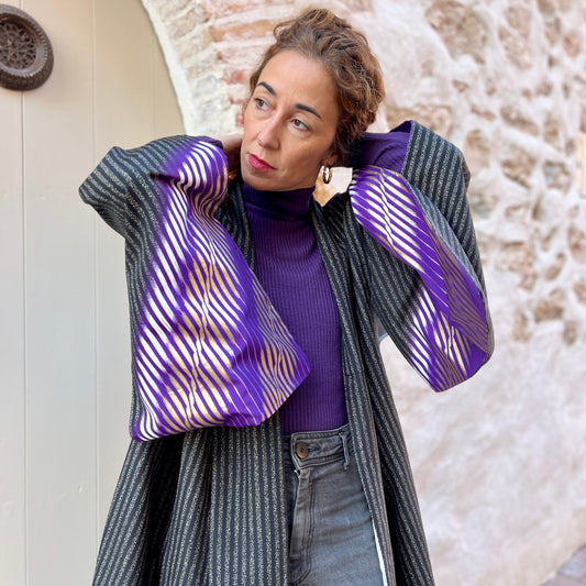 Kimono Coat Brown Lili Golden