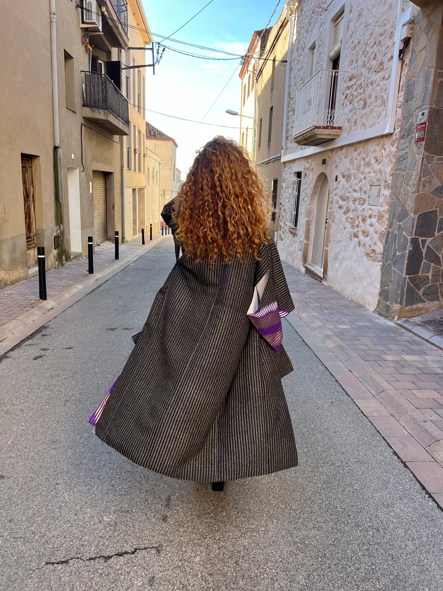 Kimono Coat Brown Lili Golden