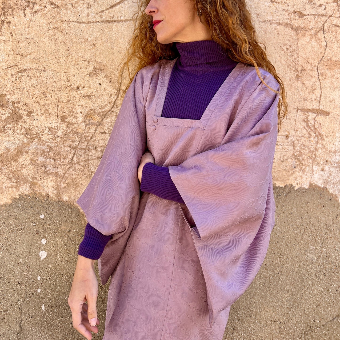 Kimono Jacket Essence Soft Plum