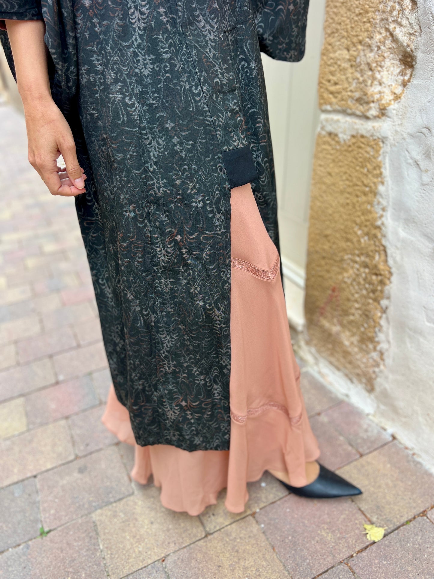 Kimono Coat Black Courage