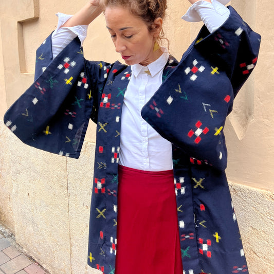 Kimono Jacket Essence deep blue