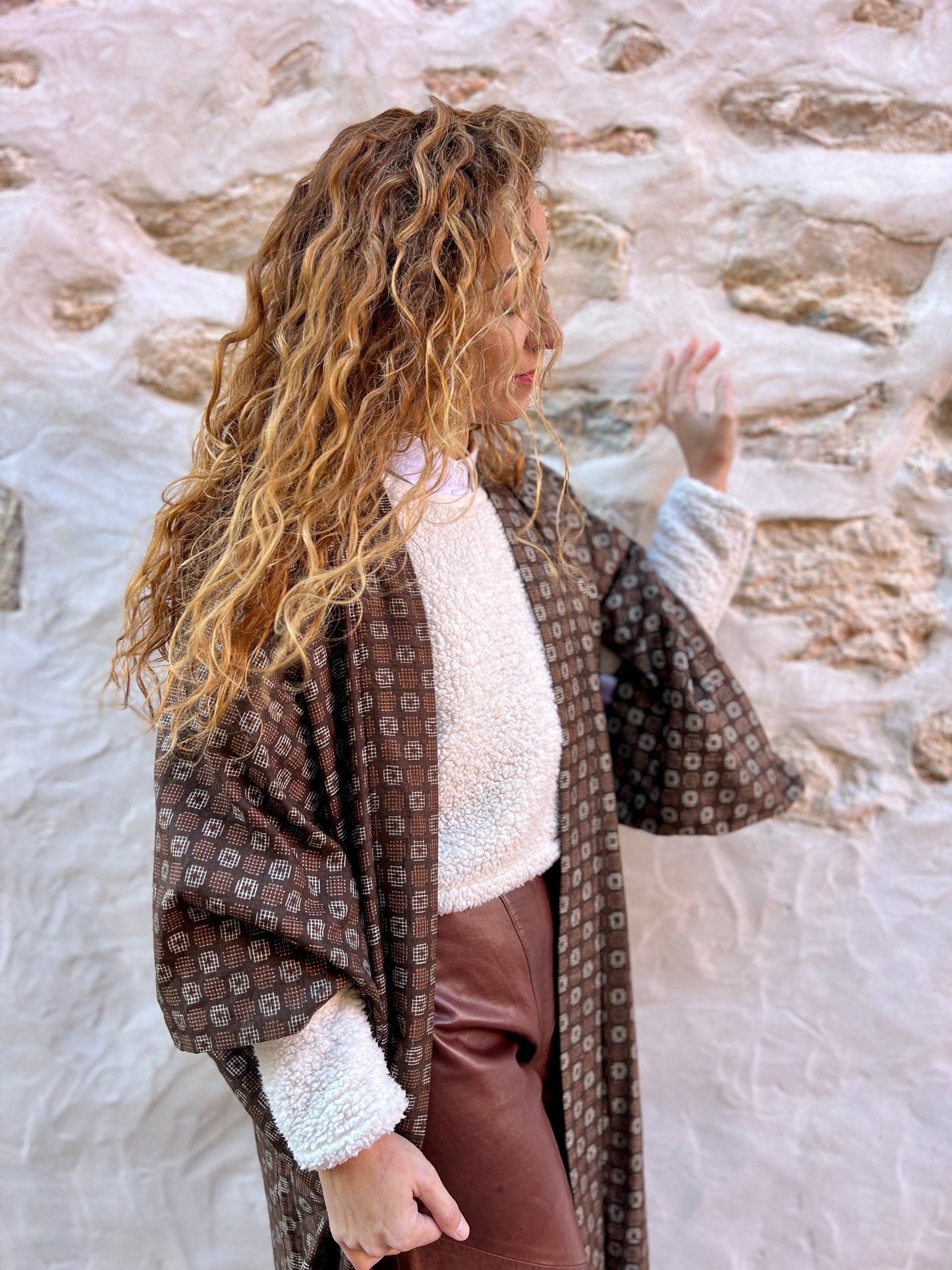 Kimono Jacket Orange Noble Wood