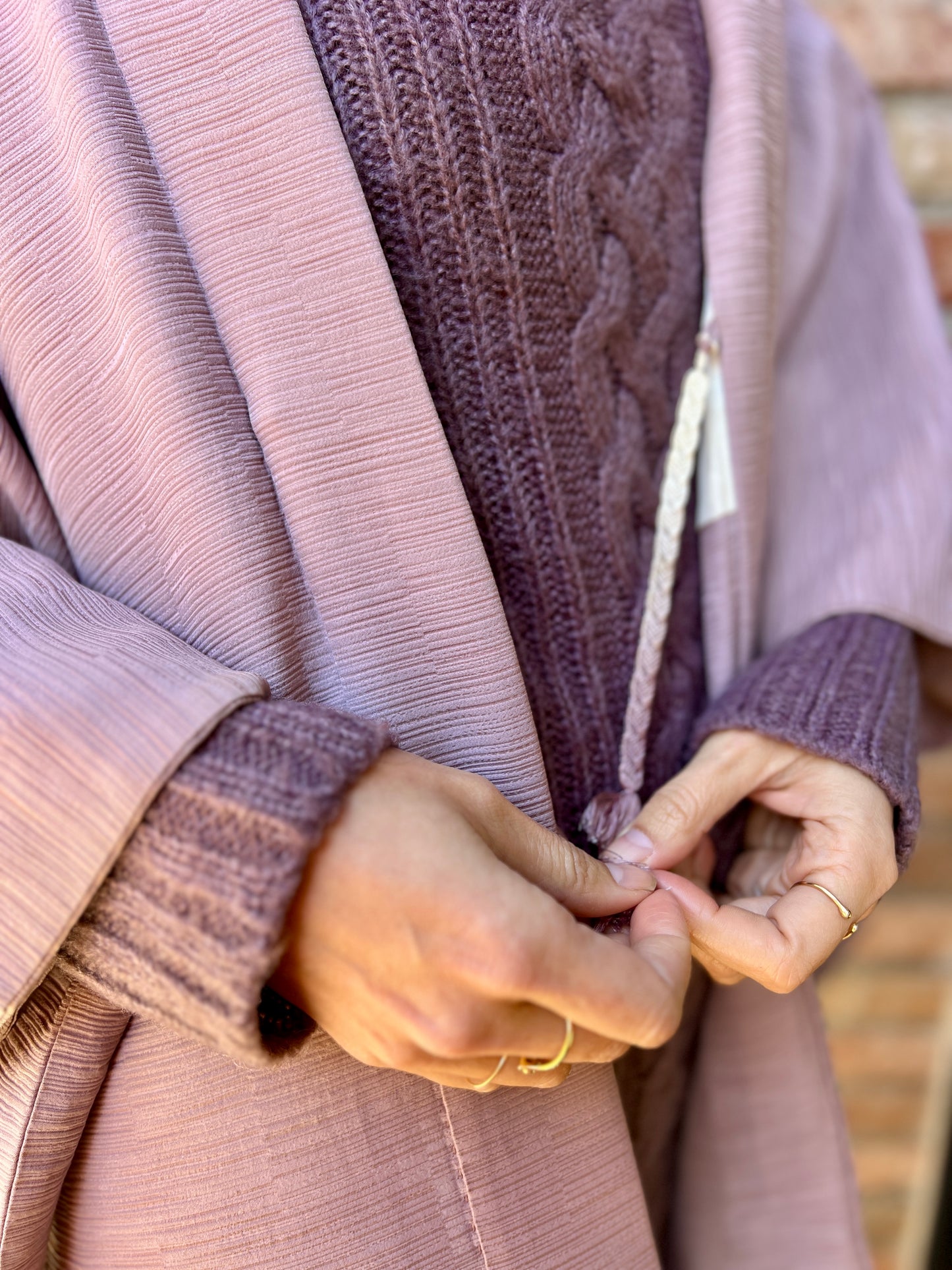 Kimono Jacket Essence Violet Serenade