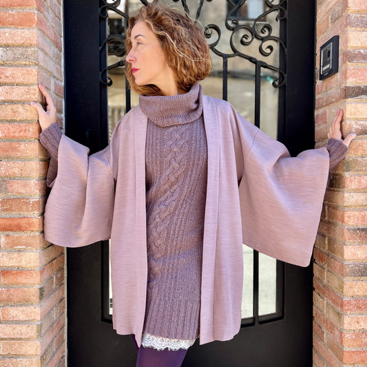 Kimono Jacket Essence Violet Serenade