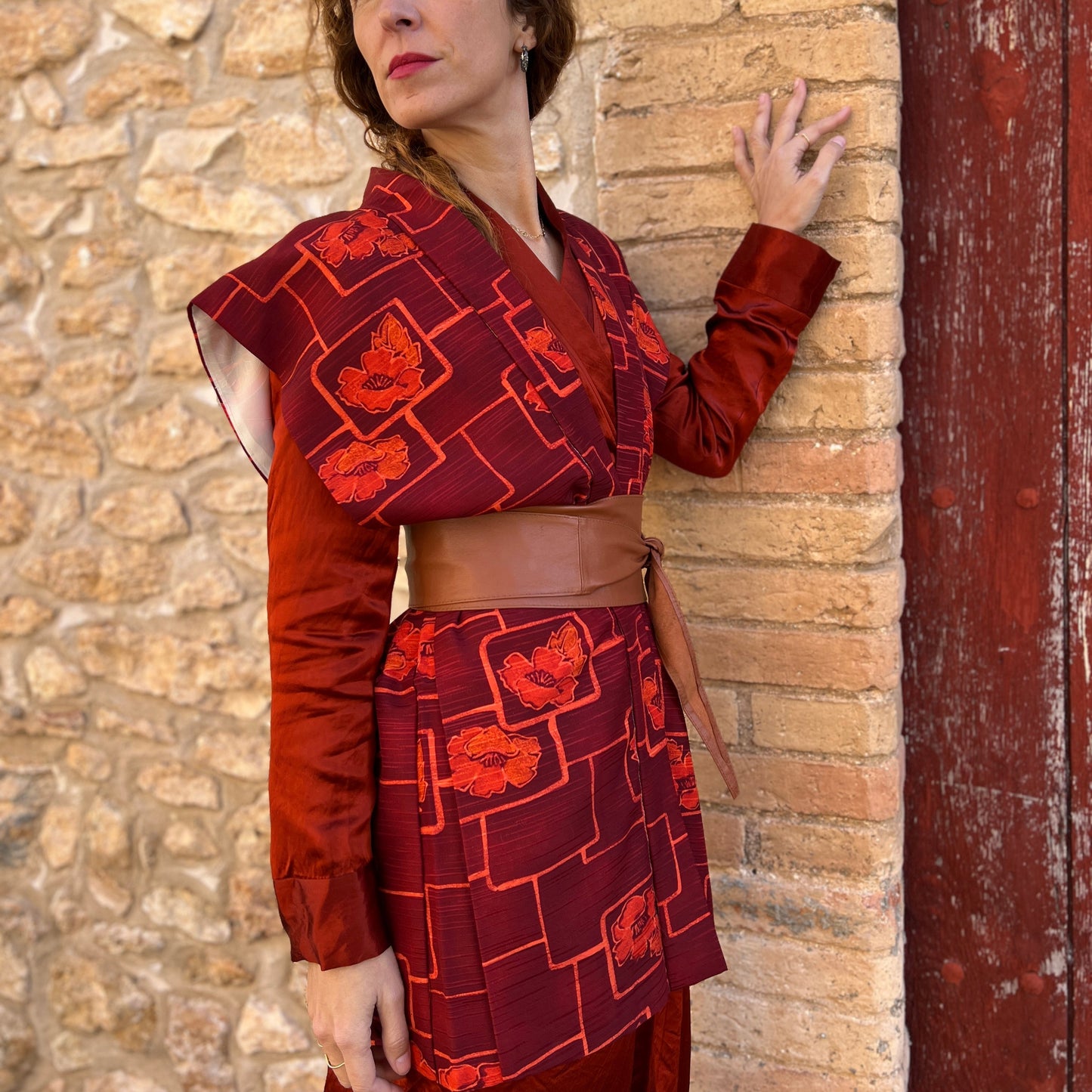 Kimono Jacket Essence Floral Ember