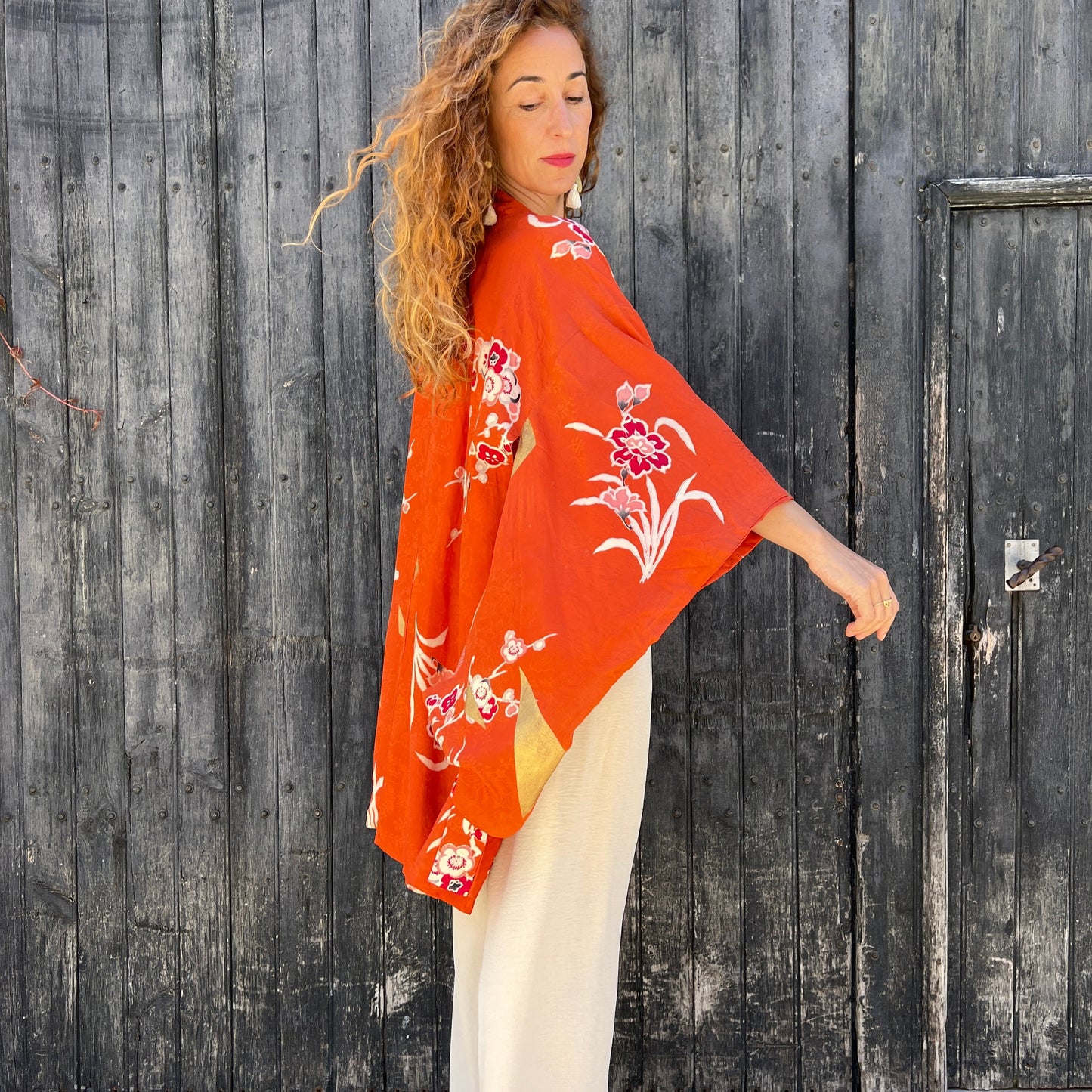 Kimono Jacket Orange Palace