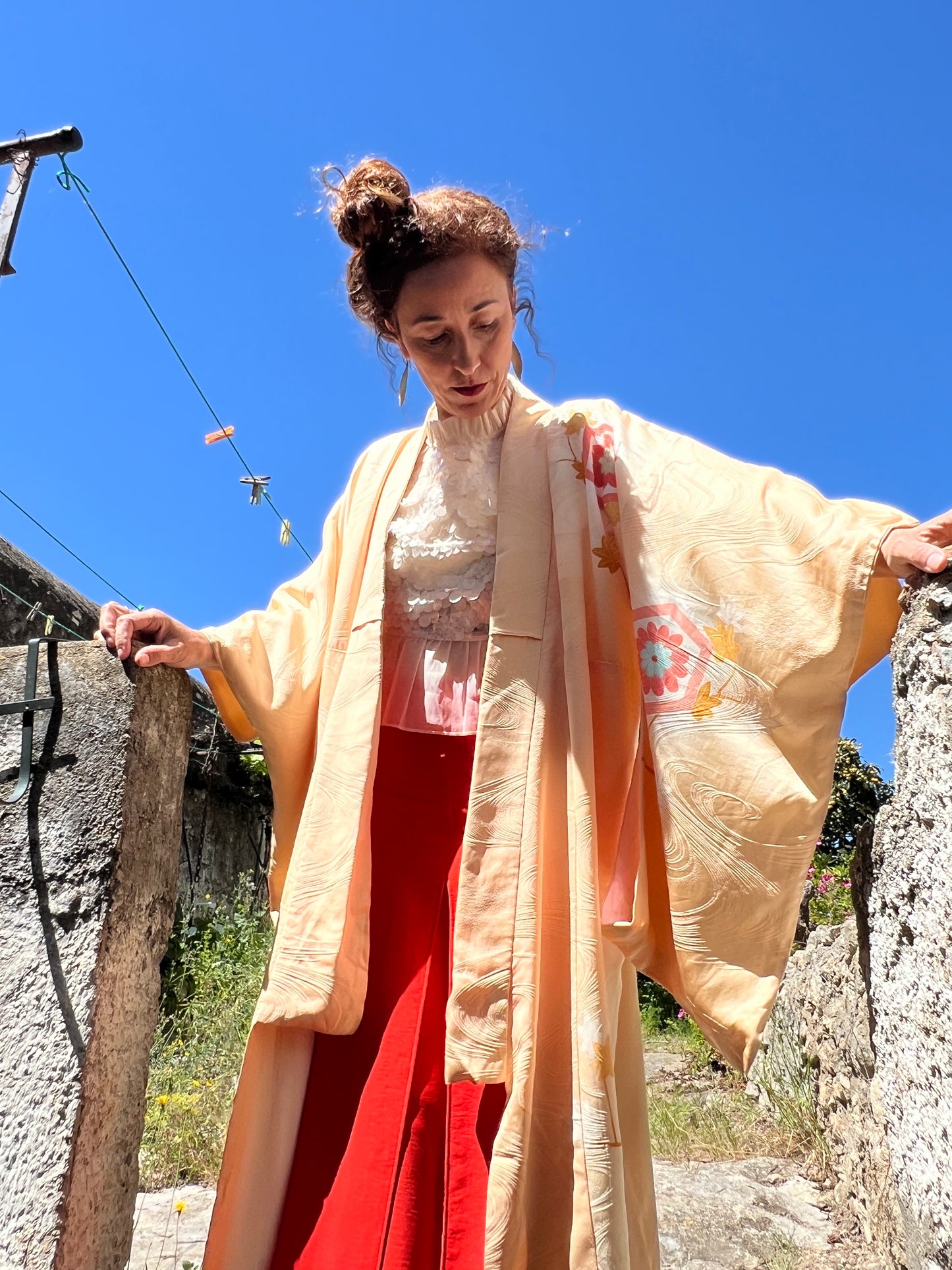 Kimono Coat Hana Blush