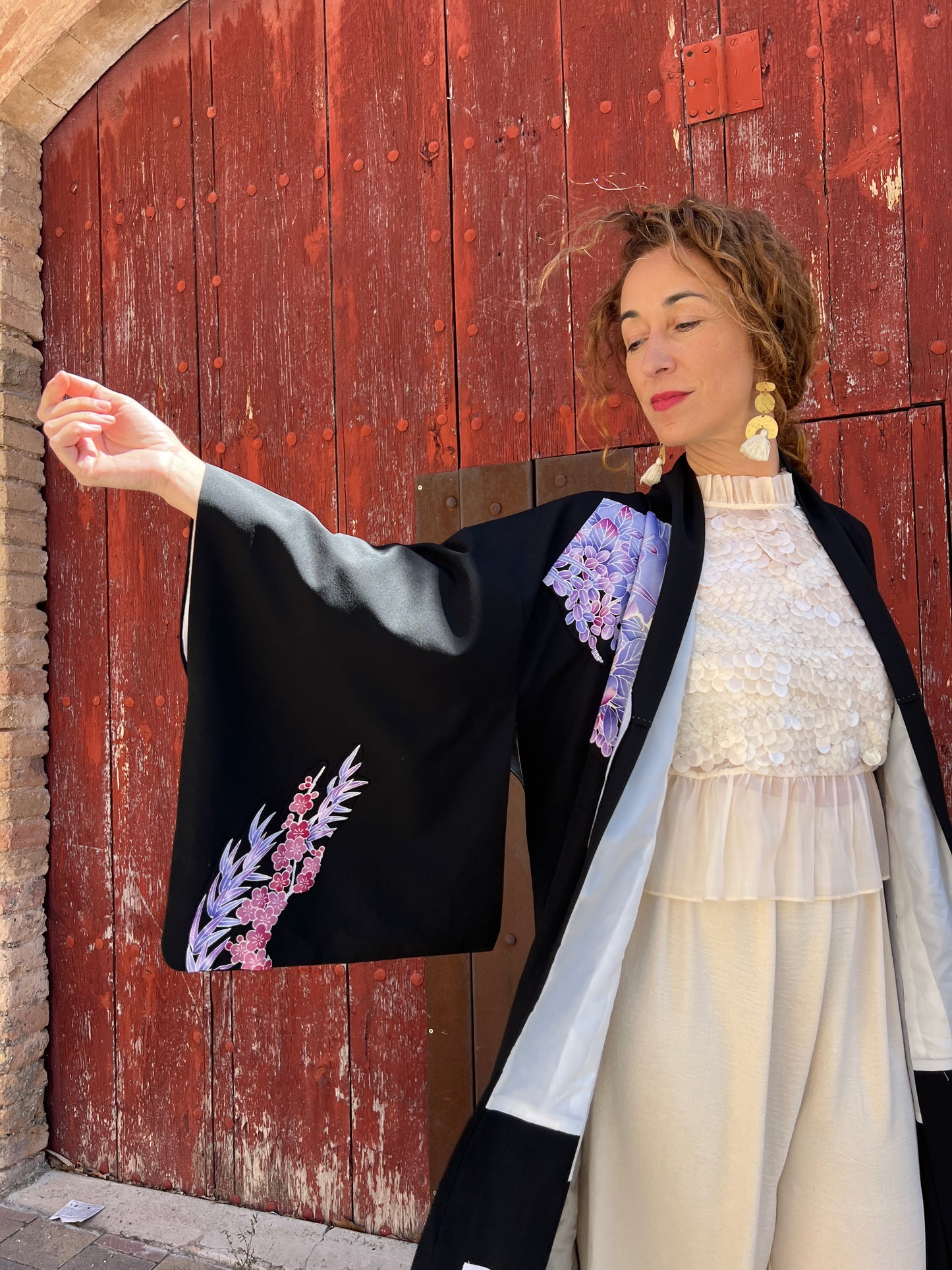 Kimono Coat Jade Night