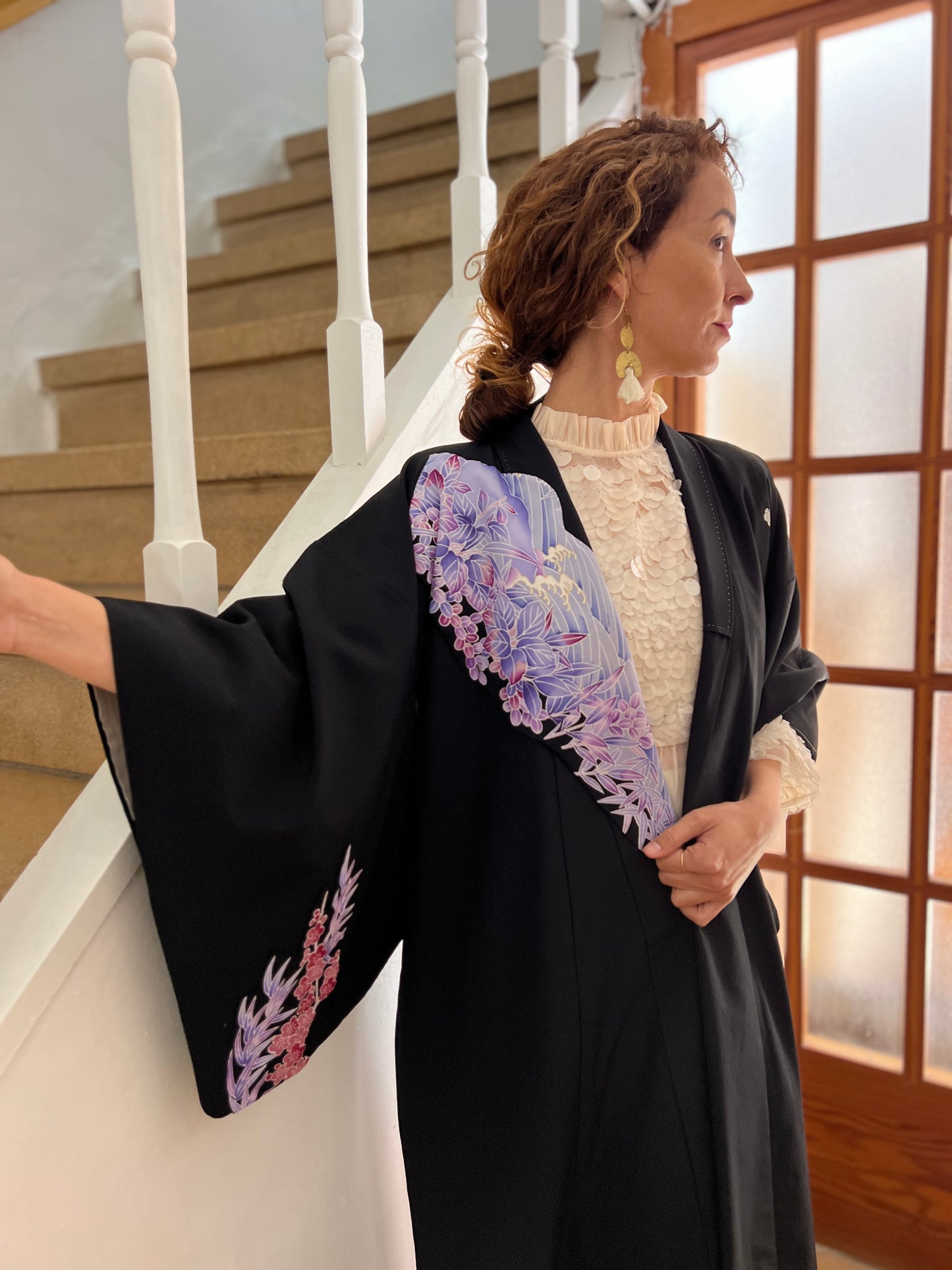 Kimono Coat Jade Night