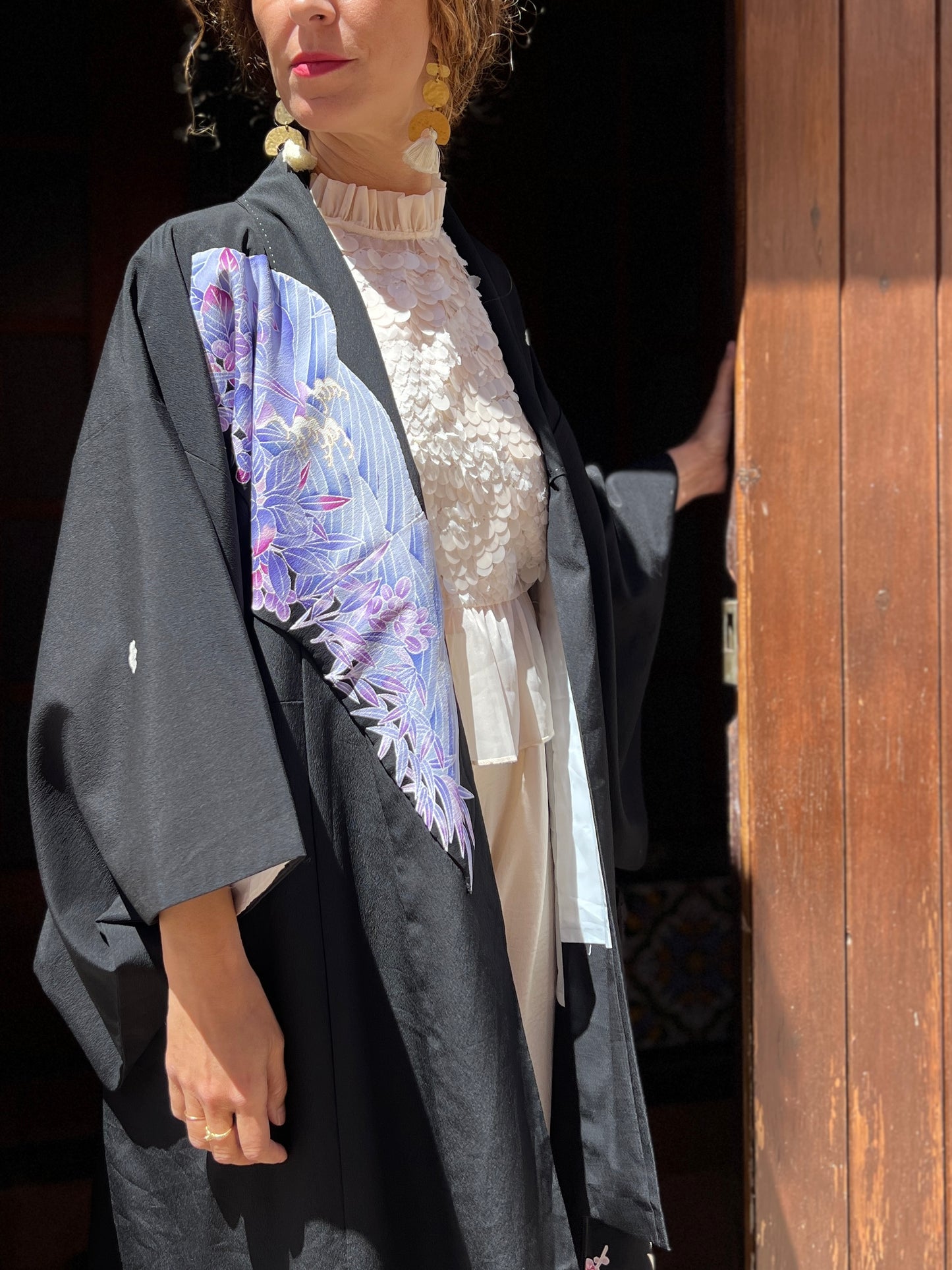 Kimono Coat Jade Night