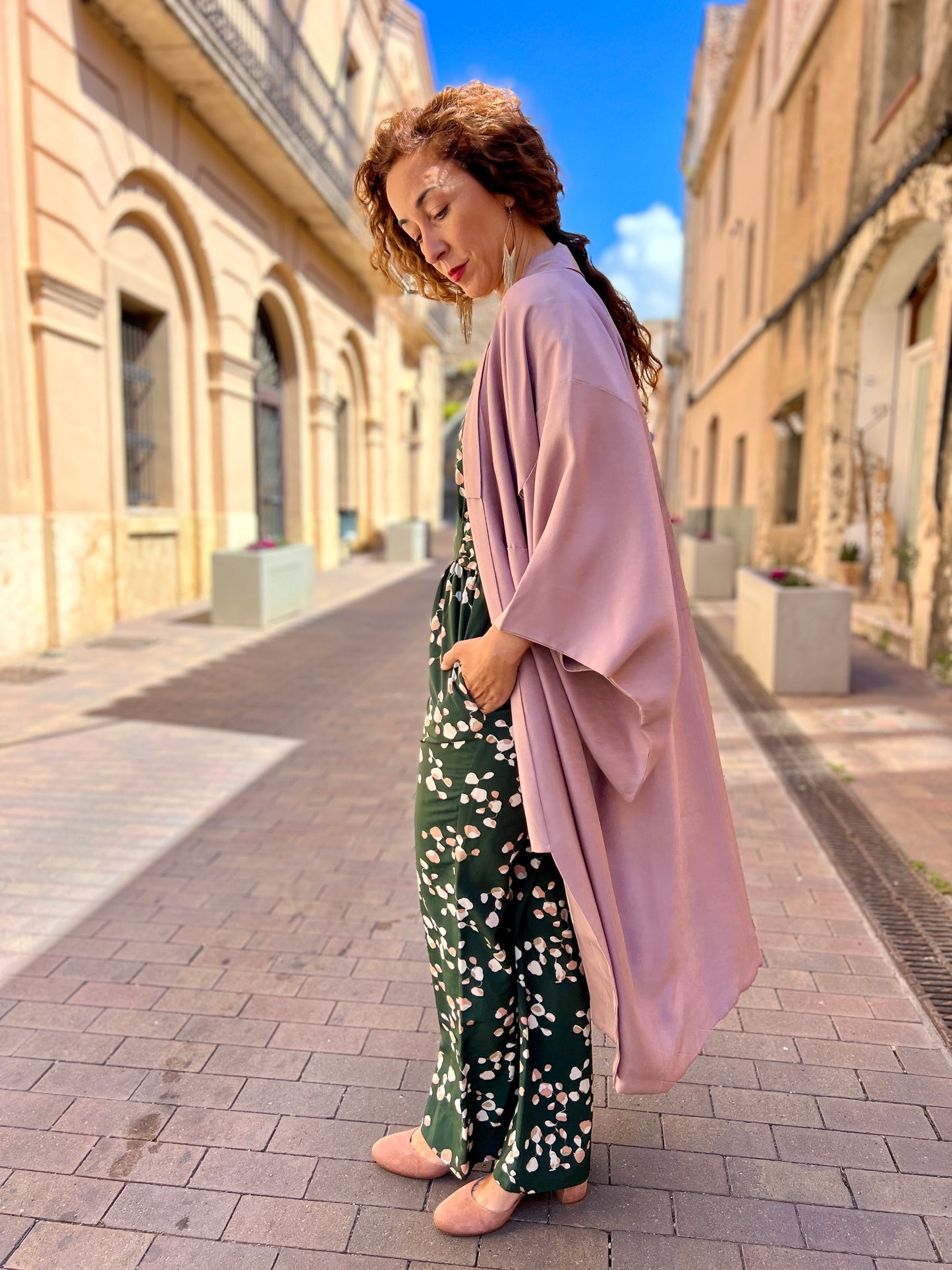 Kimono Coat Soft Lila Glow