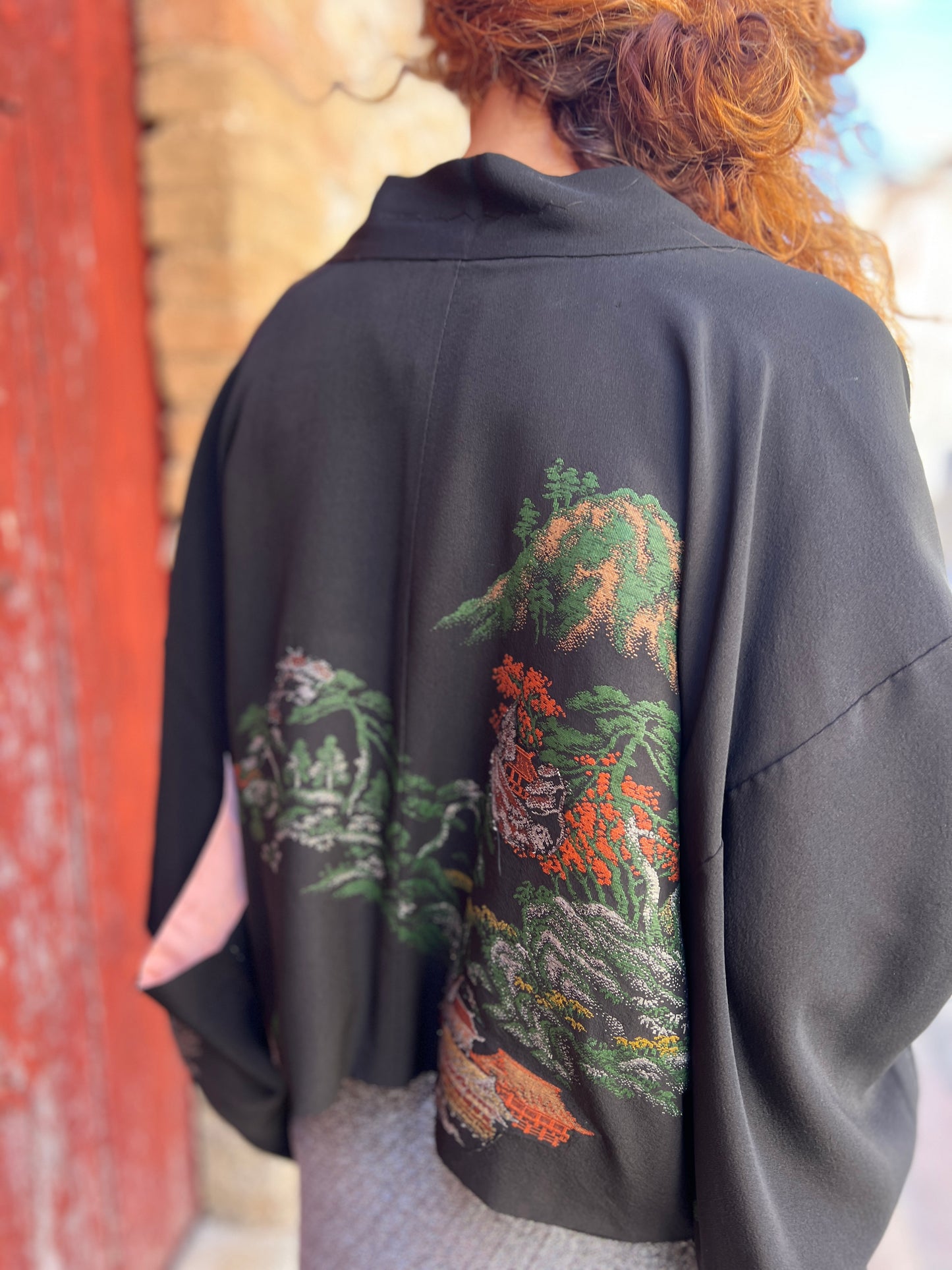 Kimono Jacket Black Perl