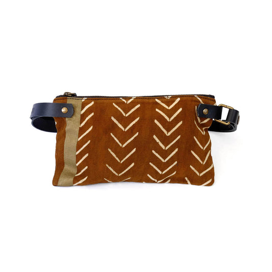 Bolso riñonera Bogolan brown