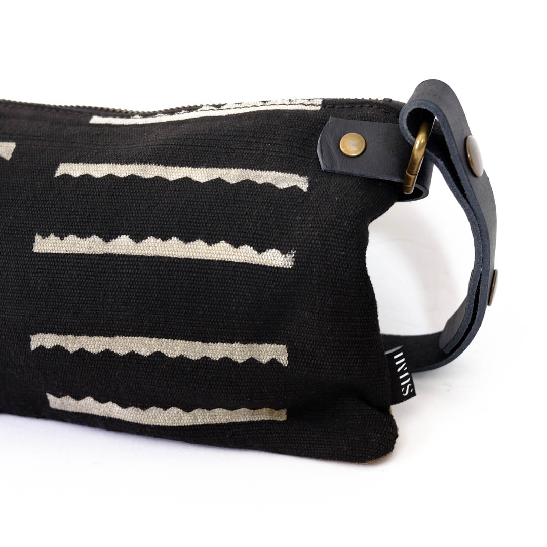 Bolso riñonera Bogolan striped black