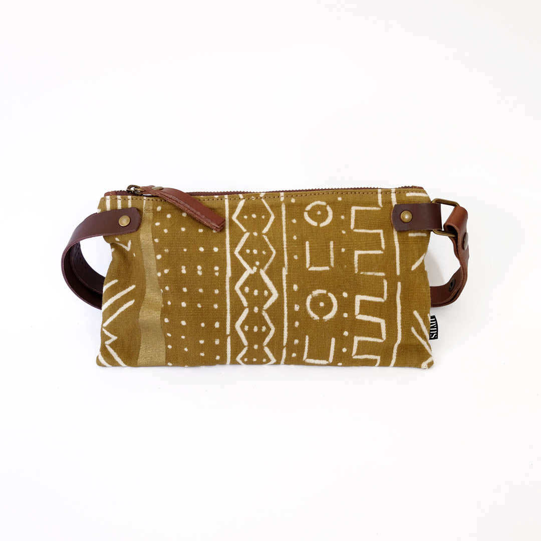 Bolso riñonera Bogolan green