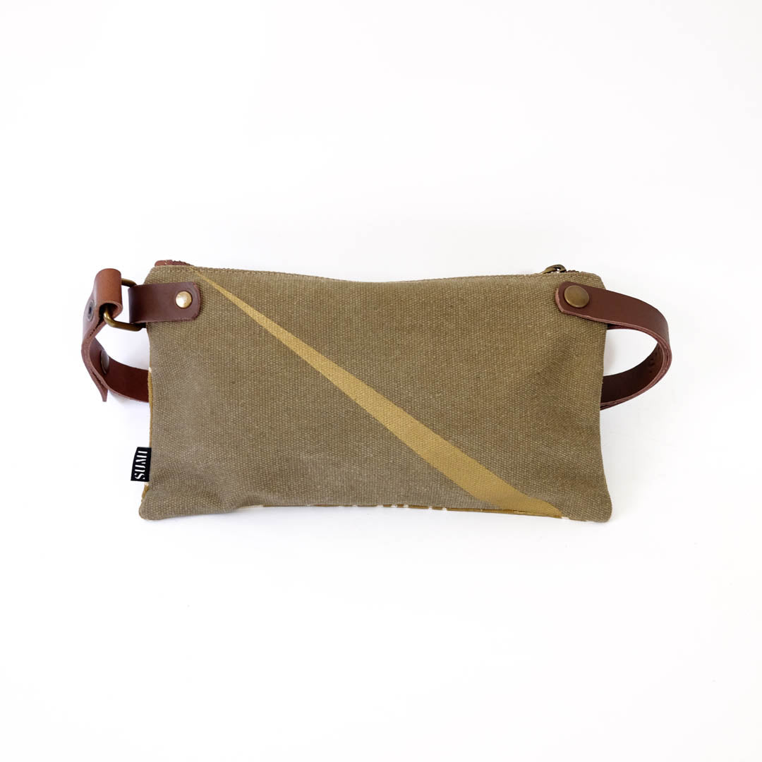 Bolso riñonera Bogolan green