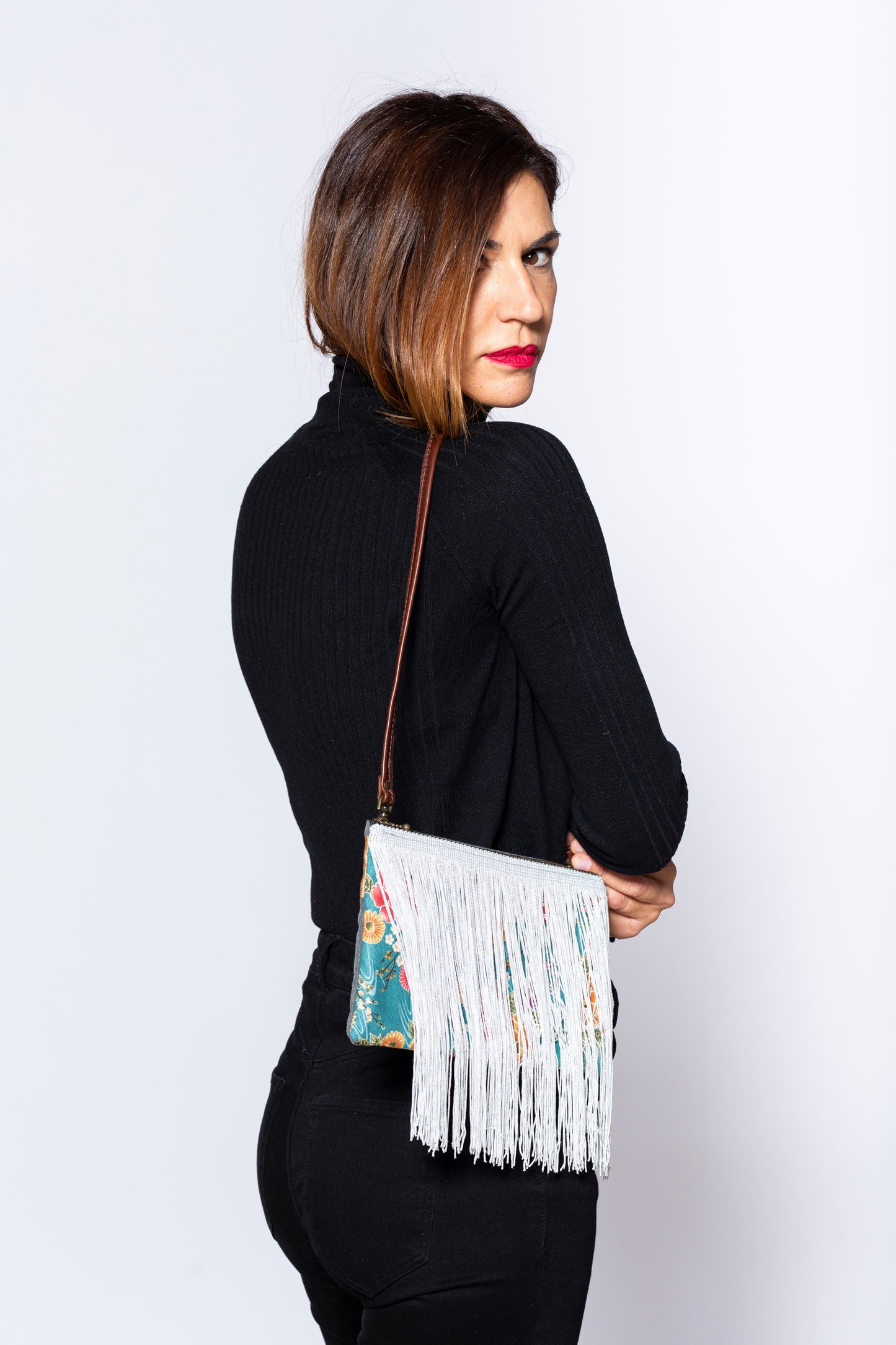 Mini bolso Nagano Fringes
