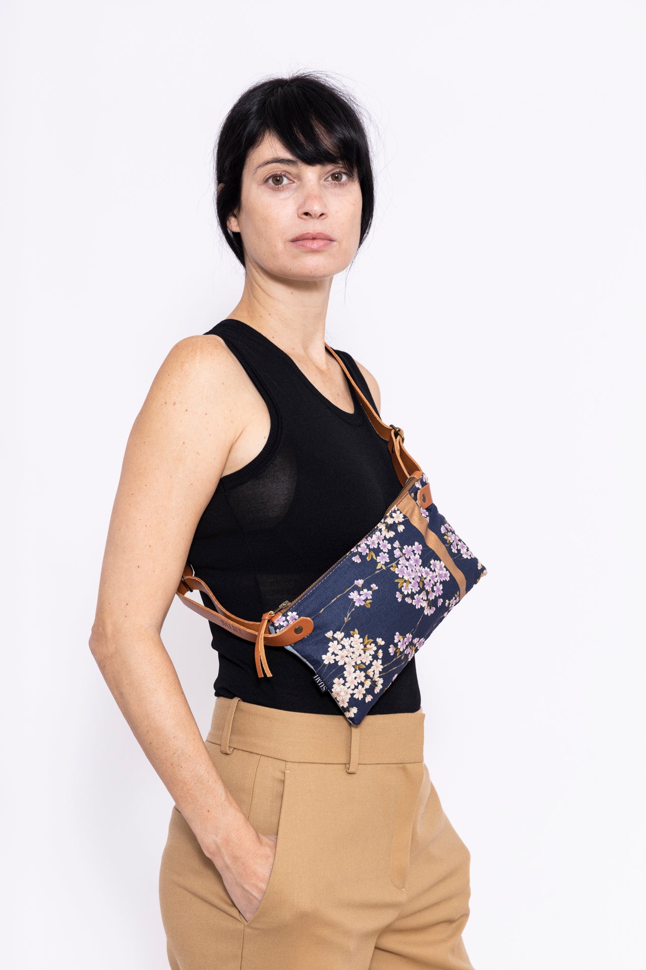 Ronyonera Fanny pack Sakura Blue