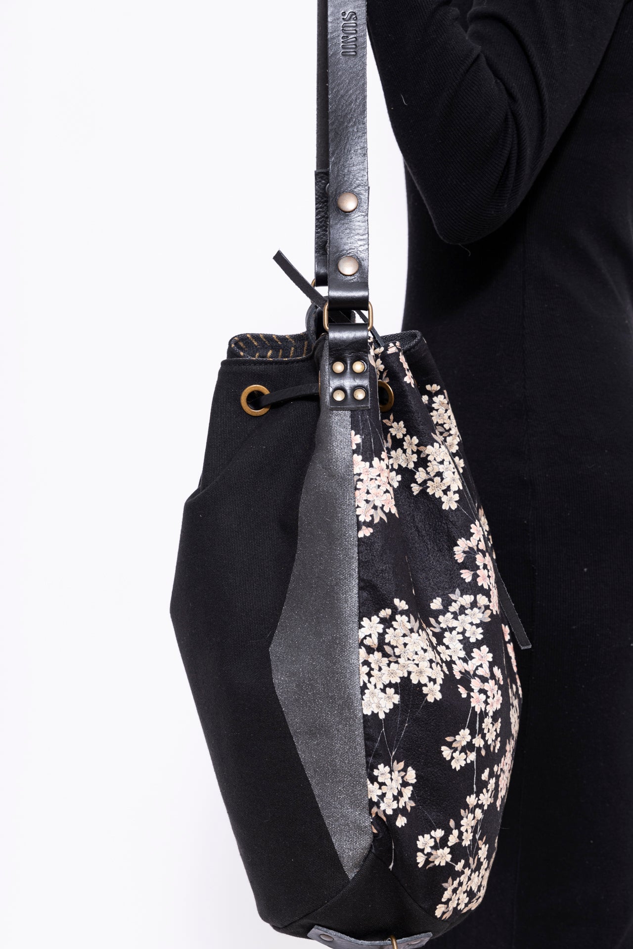 Bossa motxilla Black Sakura gran