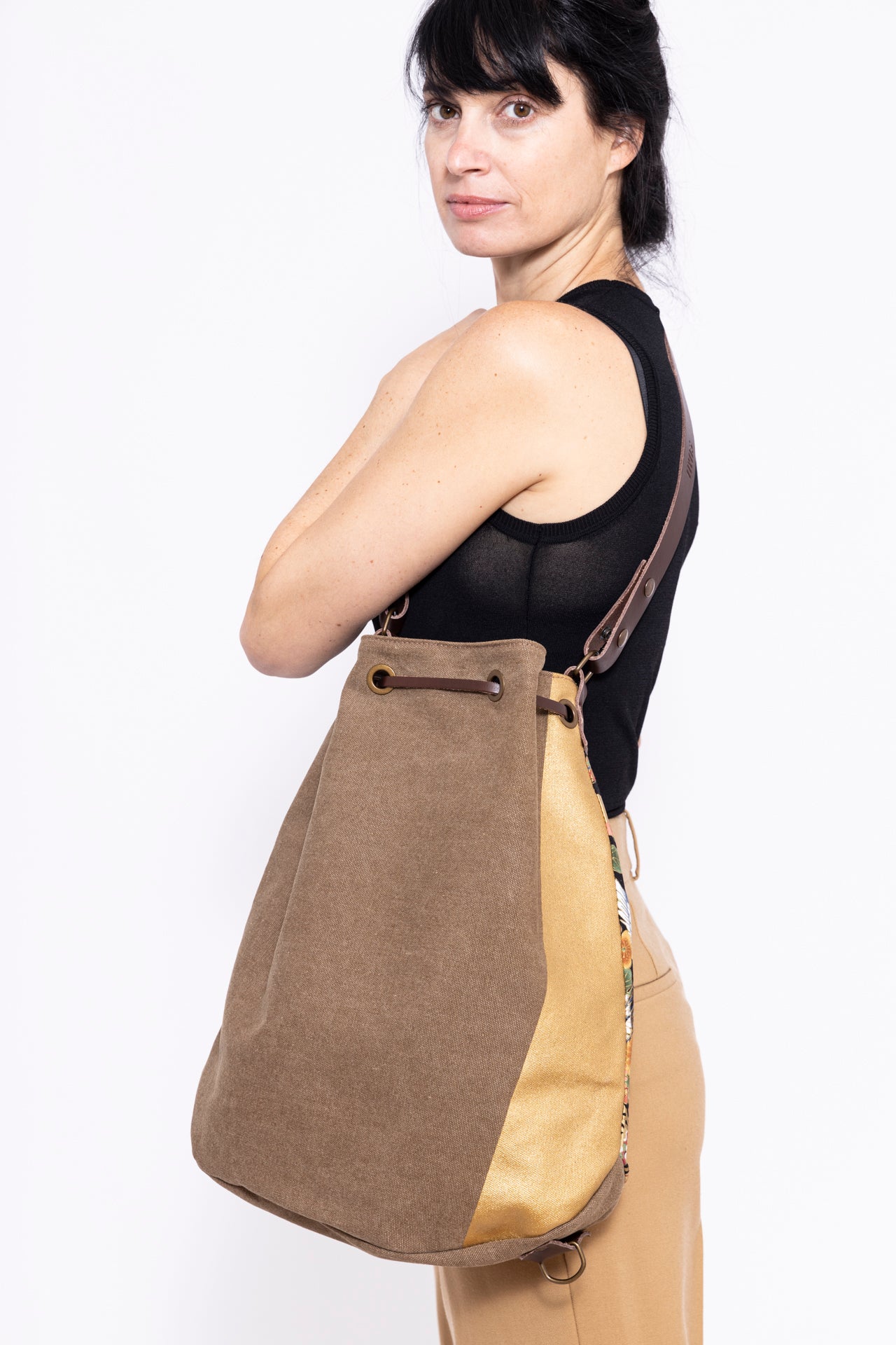 Bolso mochila Green Garden grande