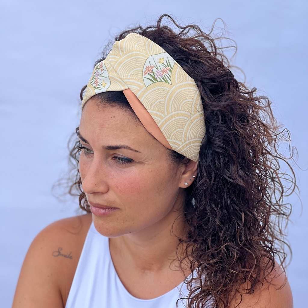 Diadema tela verano