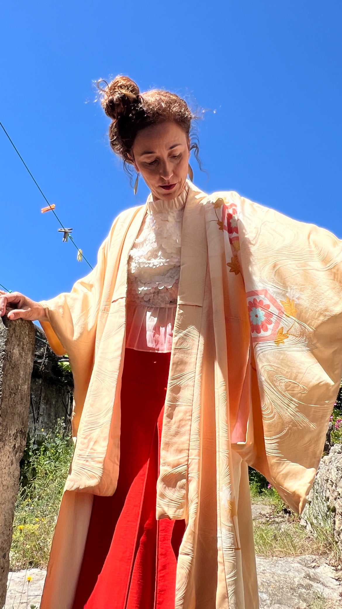 Kimono Coat Hana Blush