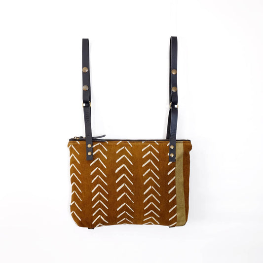 Mini Bolso Bogolan brown
