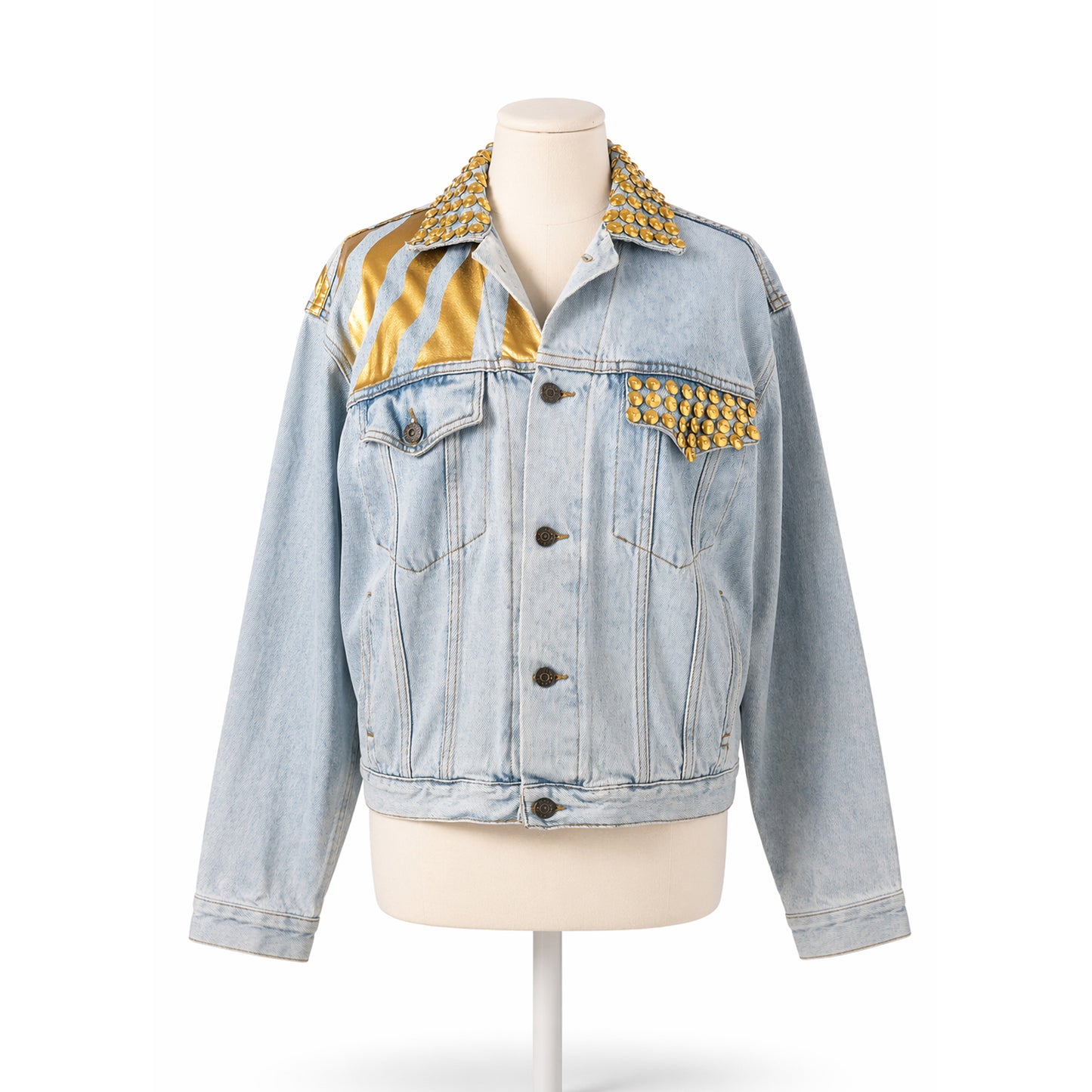 Chaqueta Denim Upcycled - Golden Circus