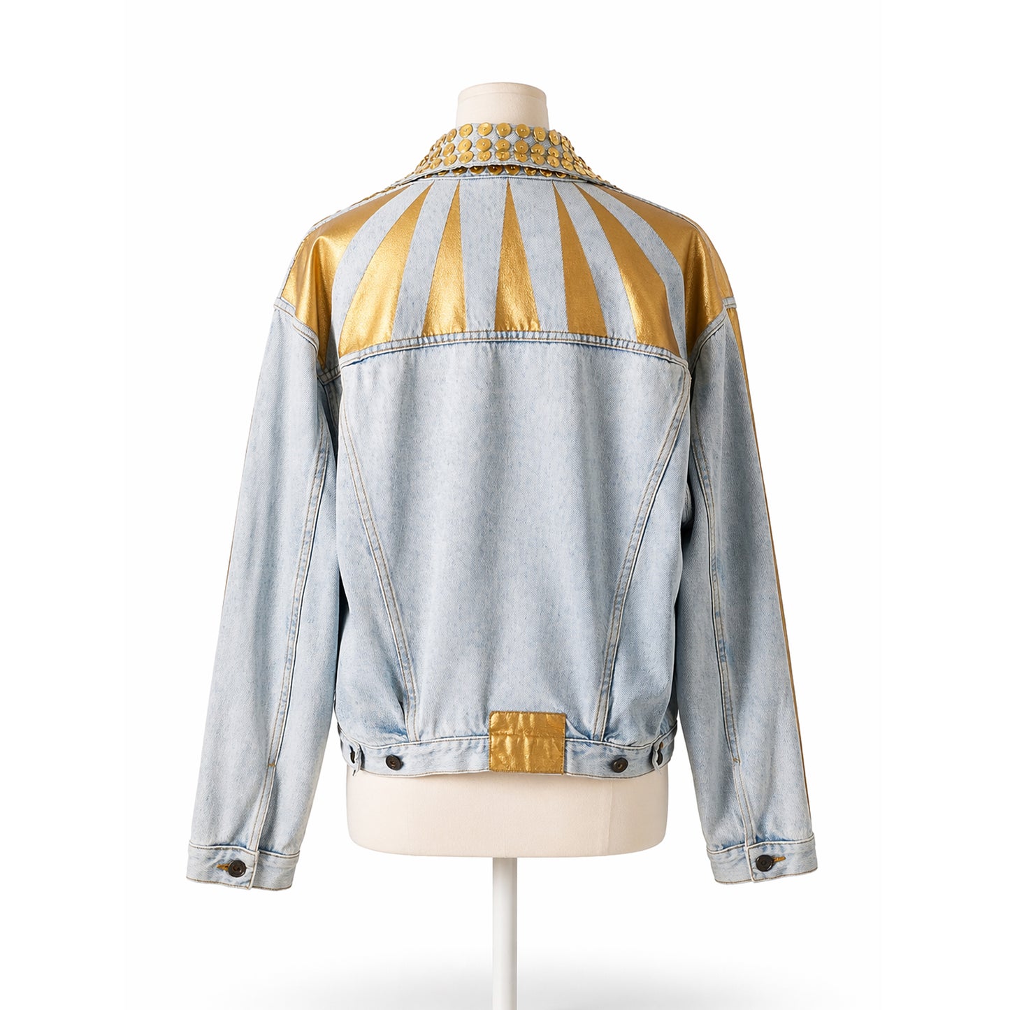 Chaqueta Denim Upcycled - Golden Circus