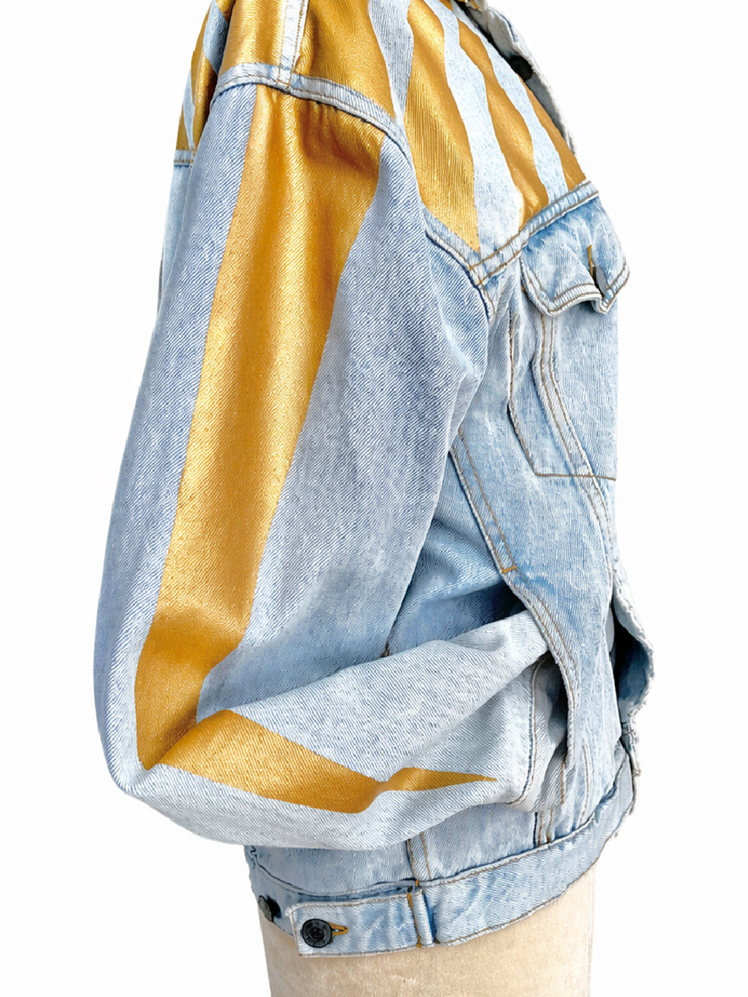 Chaqueta Denim Upcycled - Golden Circus