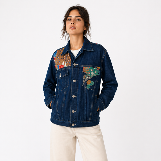 Chaqueta Denim Upcycled Paradise