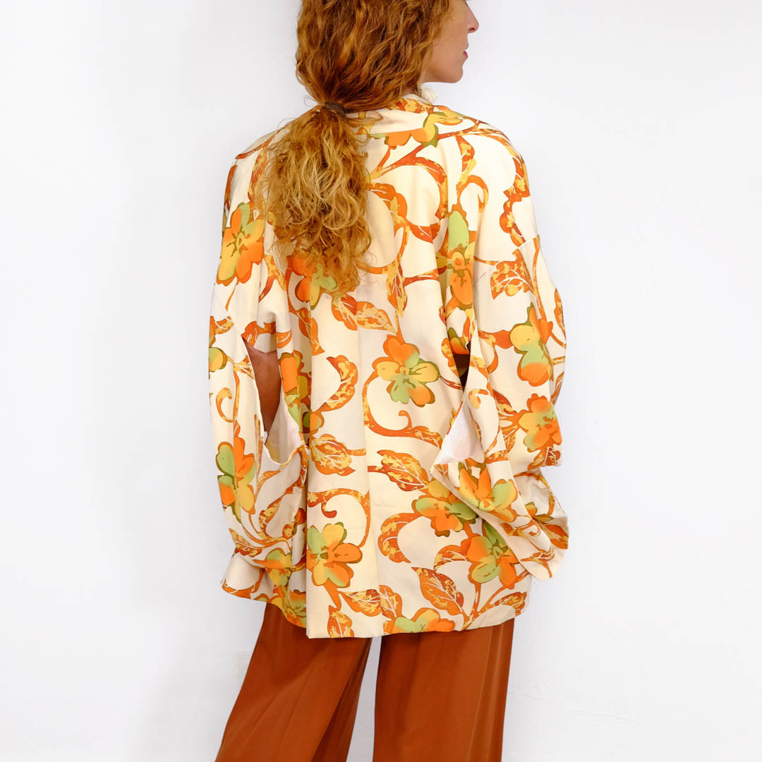 Kimono Jacket orange garden