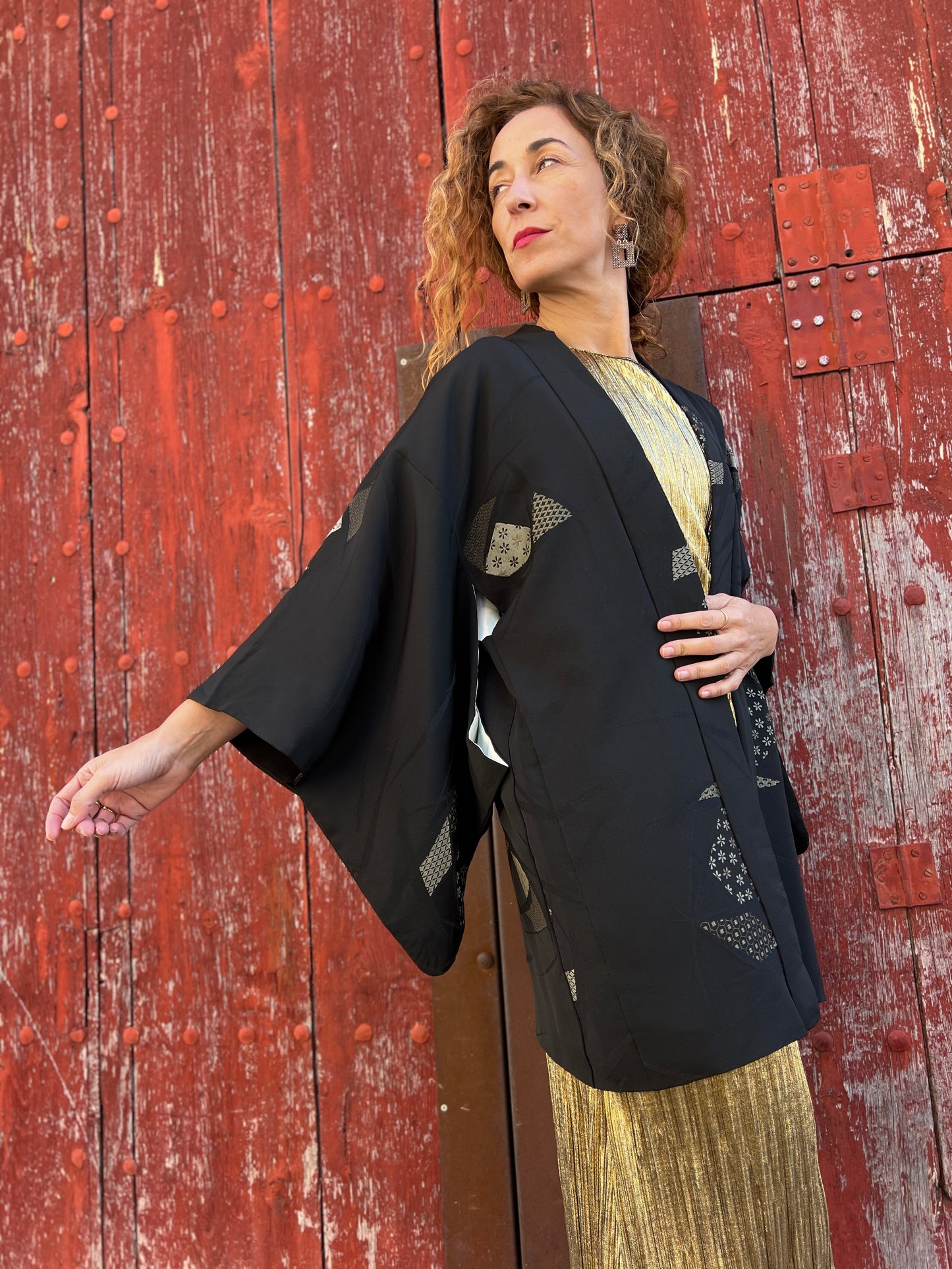 Kimono Jacket Golden Midnight