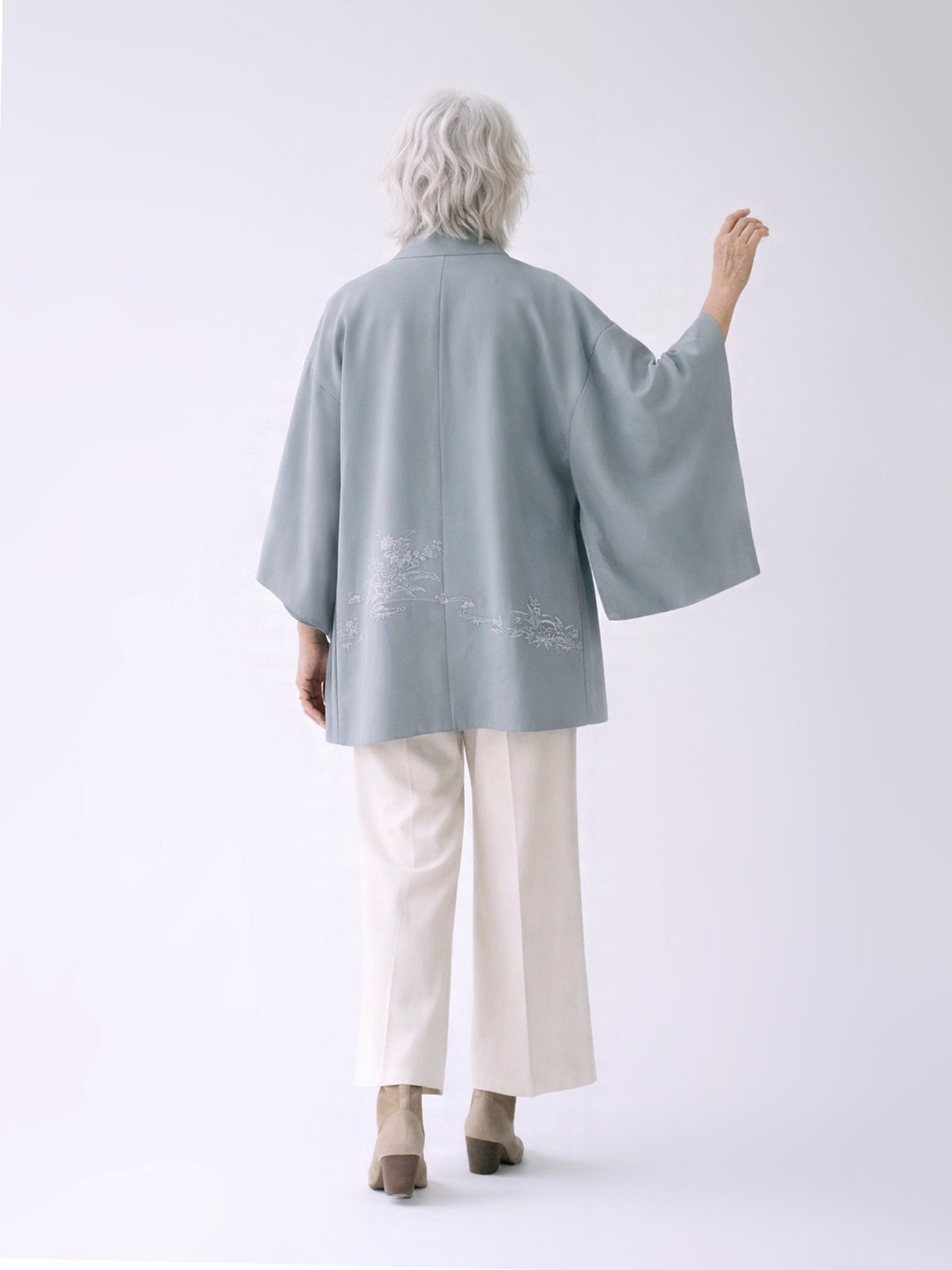 Kimono Jacket Floral Tide