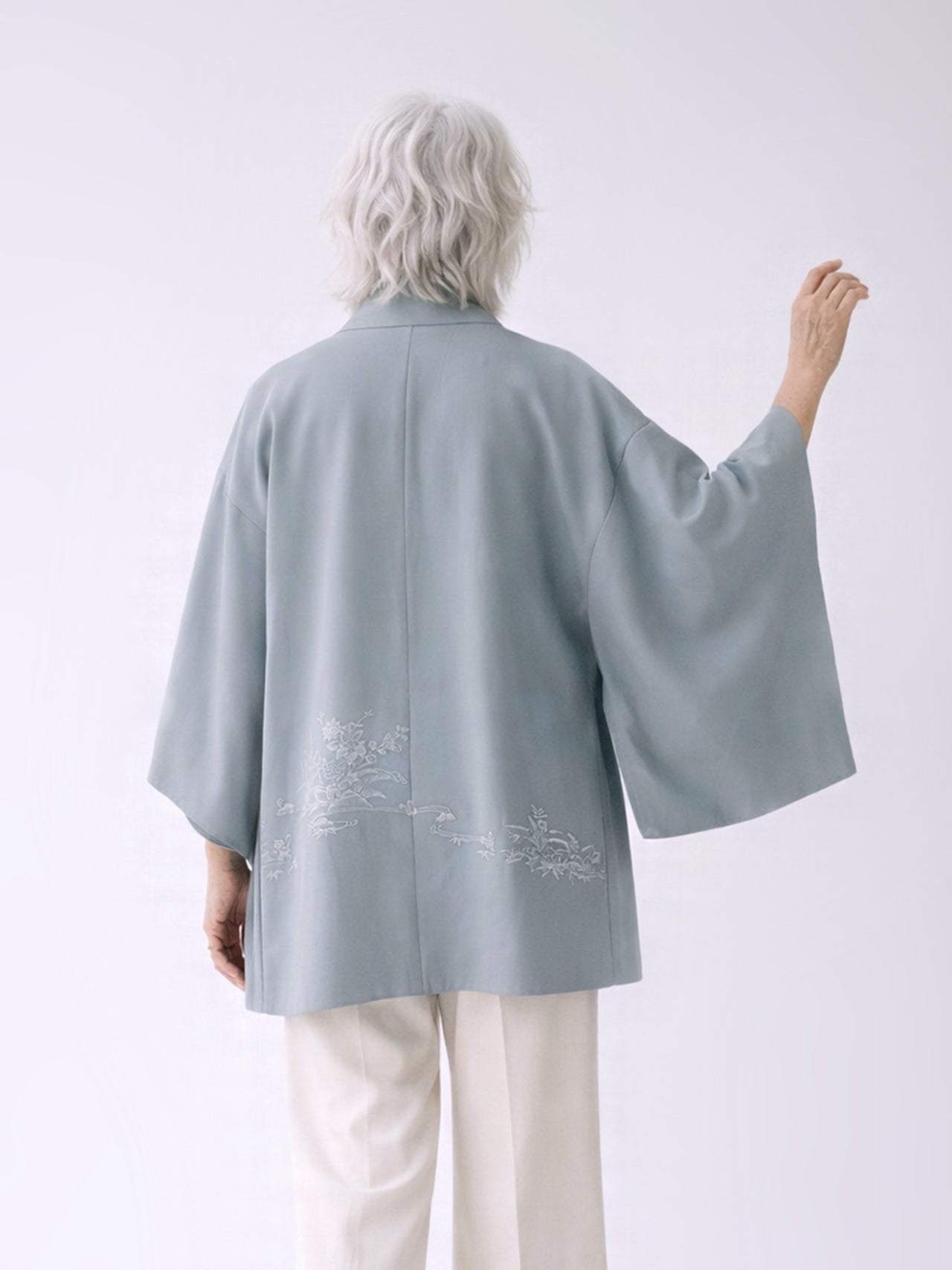 Kimono Jacket Floral Tide