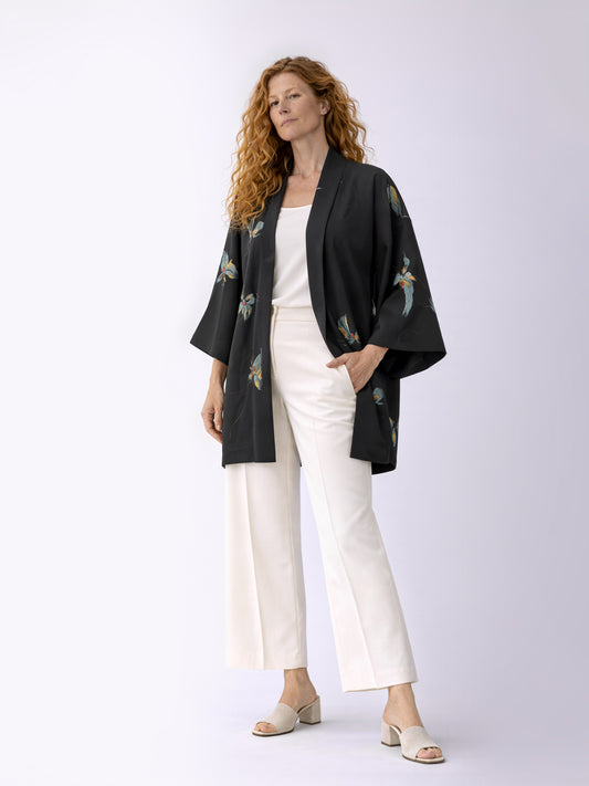 Kimono Jacket night flower