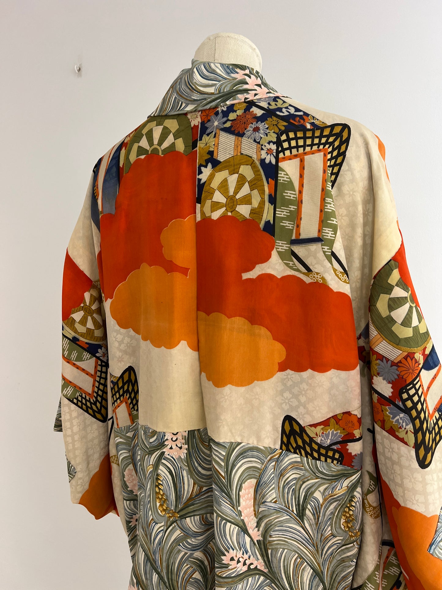 Kimono Jacket Green Jungle Dream