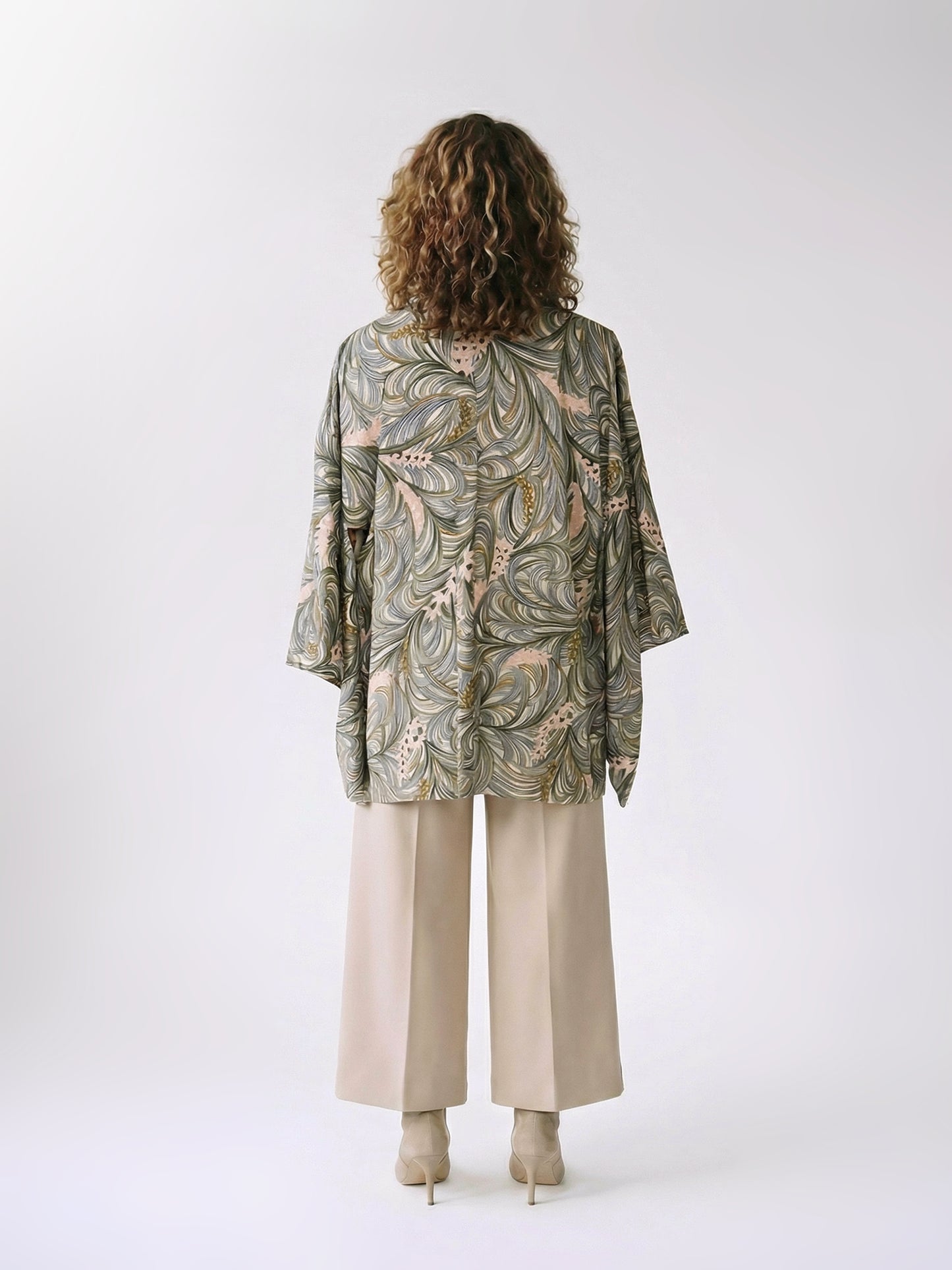 Kimono Jacket Green Jungle Dream