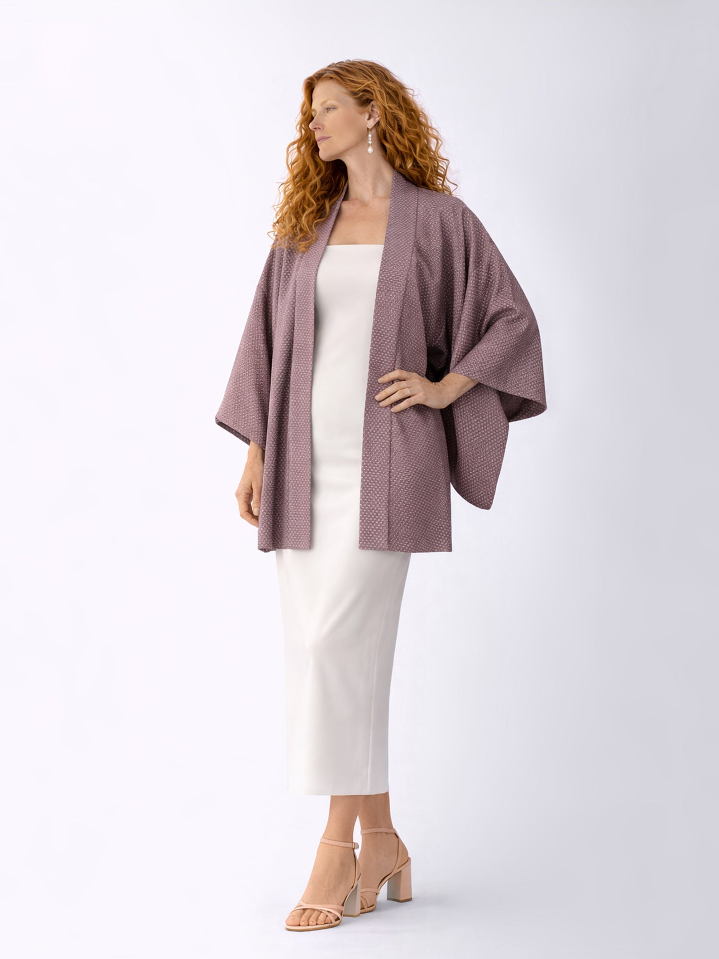 Kimono Jacket Mauve wind