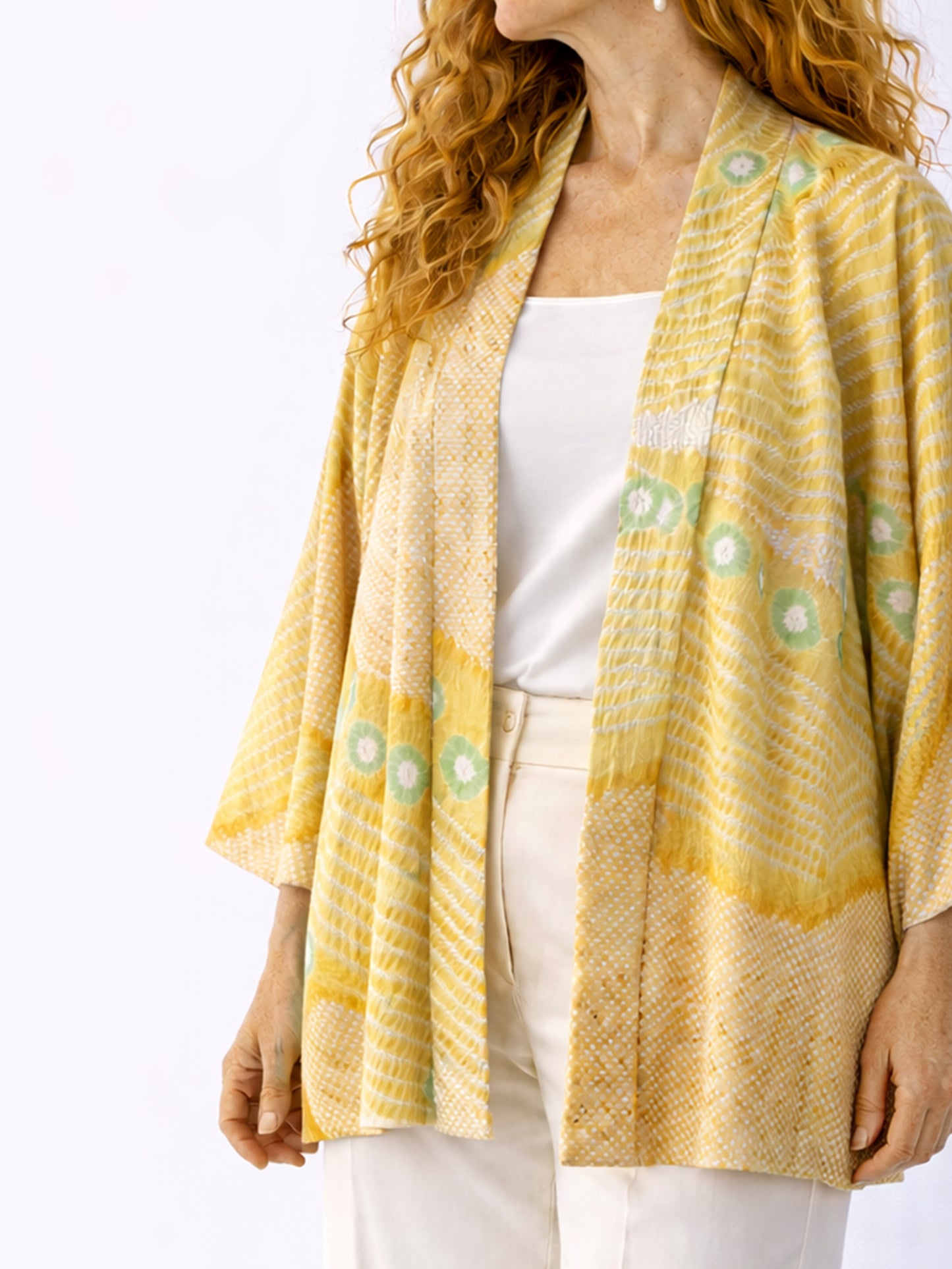 Kimono Jacket mustard shivori