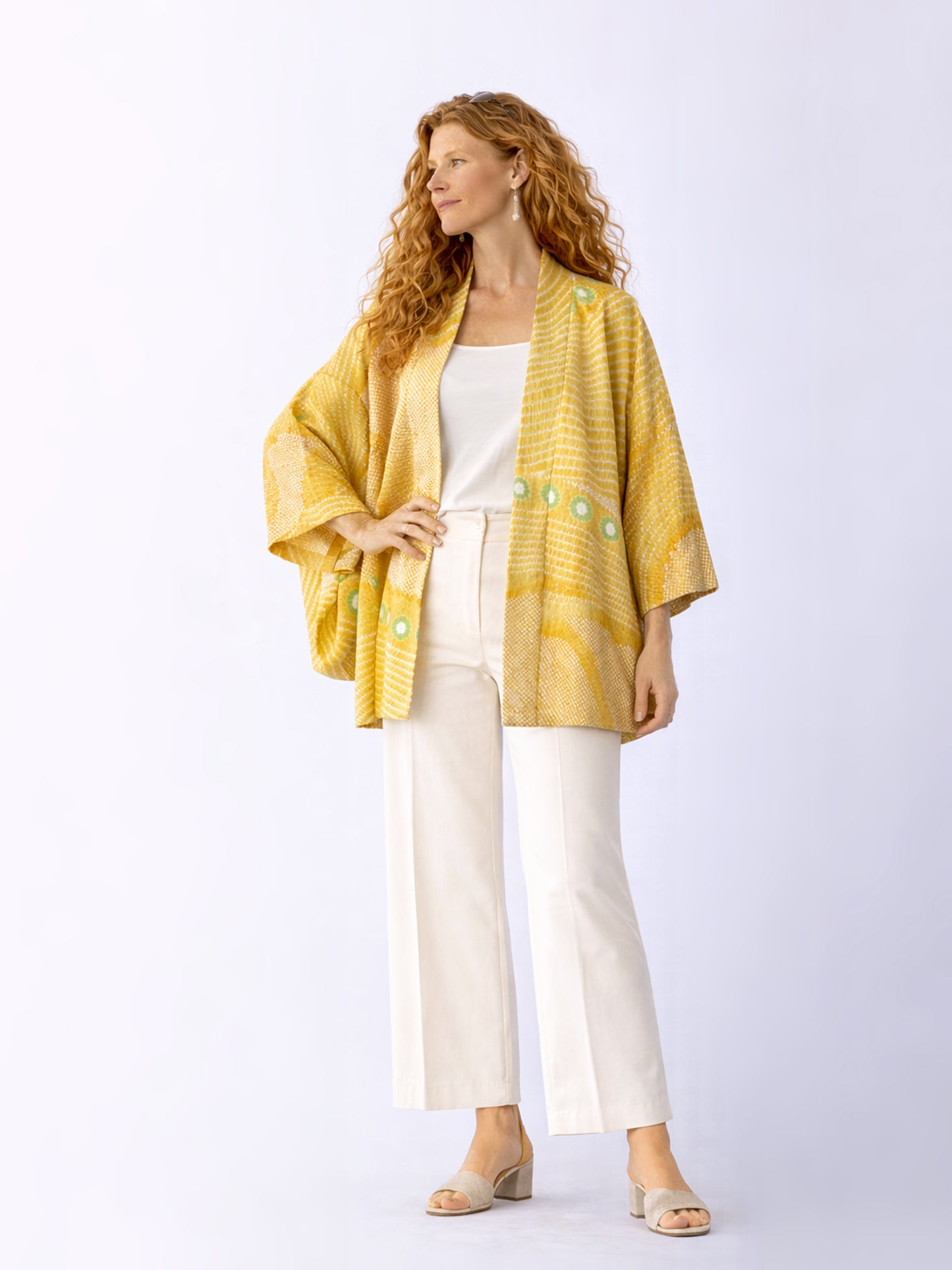 Kimono Jacket mustard shivori