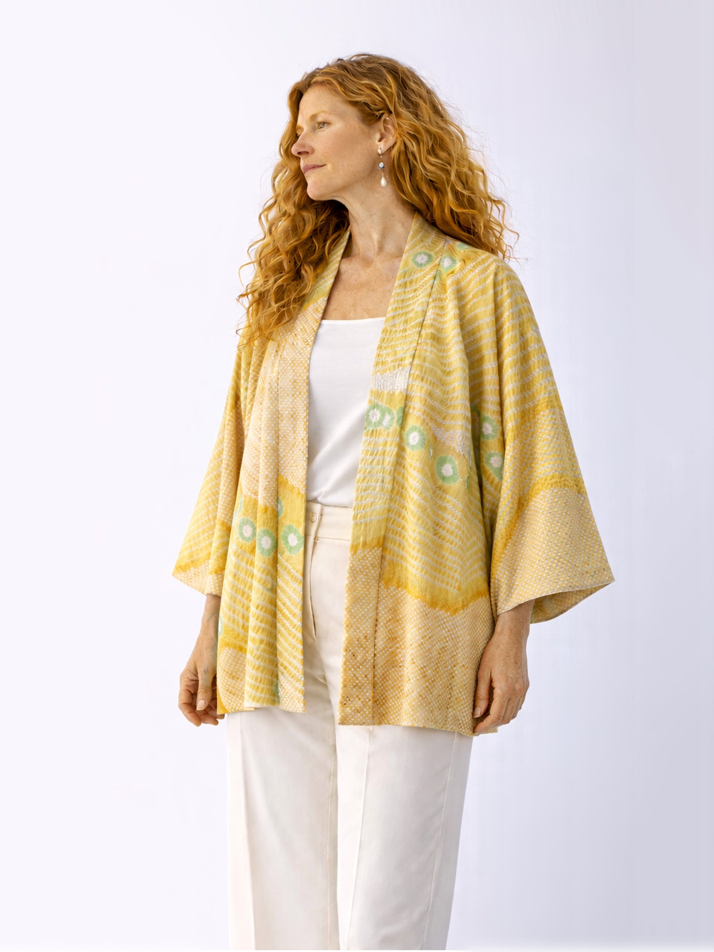 Kimono Jacket mustard shivori