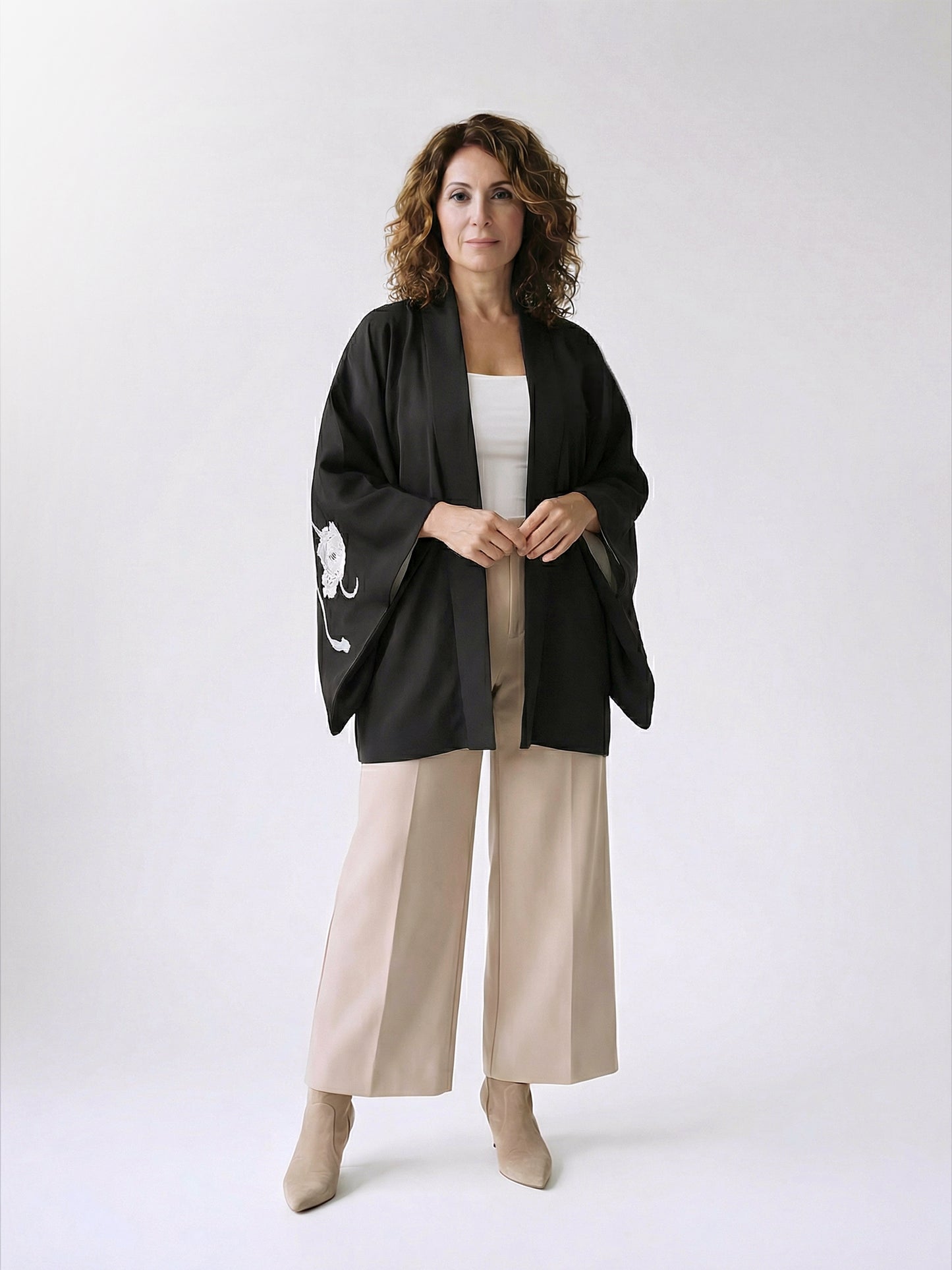 Kimono Jacket White Armony