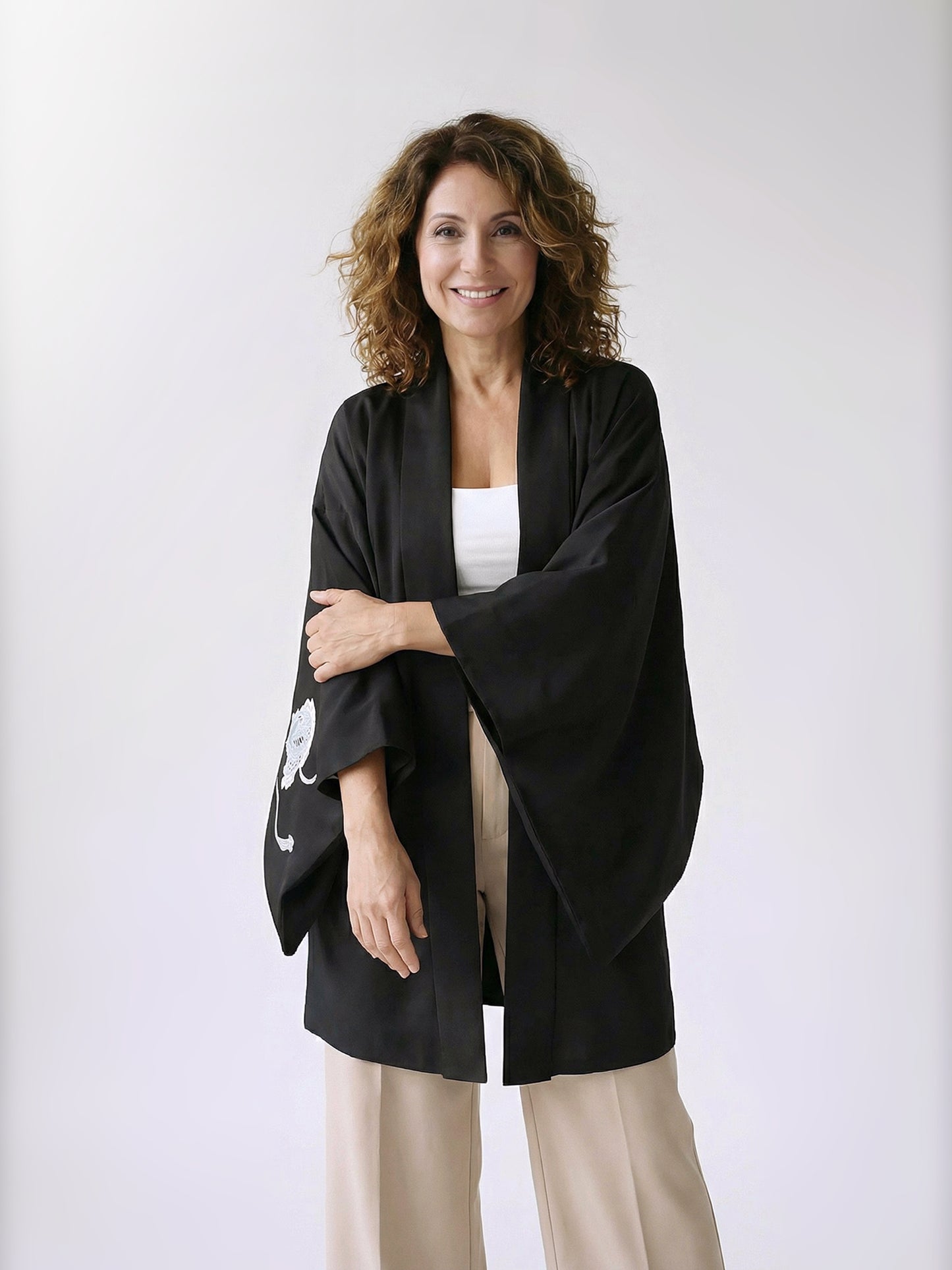 Kimono Jacket White Armony