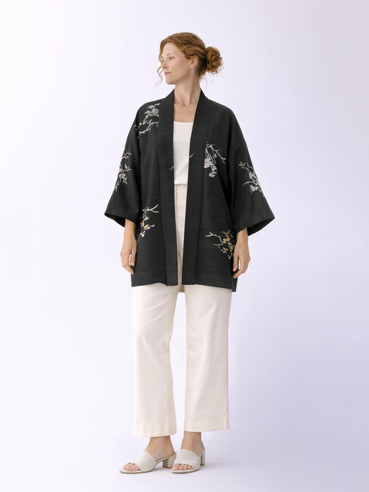 Kimono Jacket black zafir