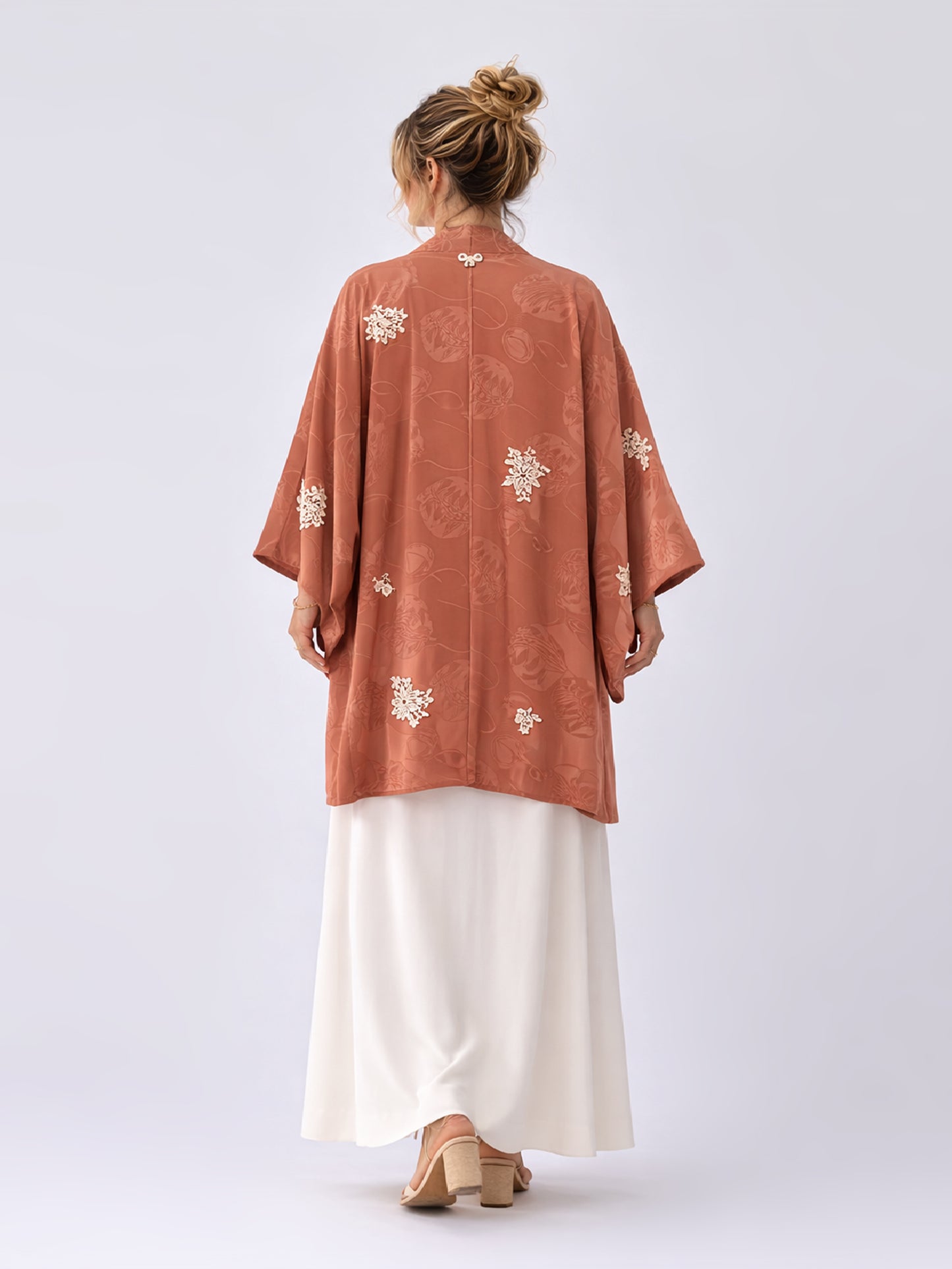Kimono Jacket Floral Whispers
