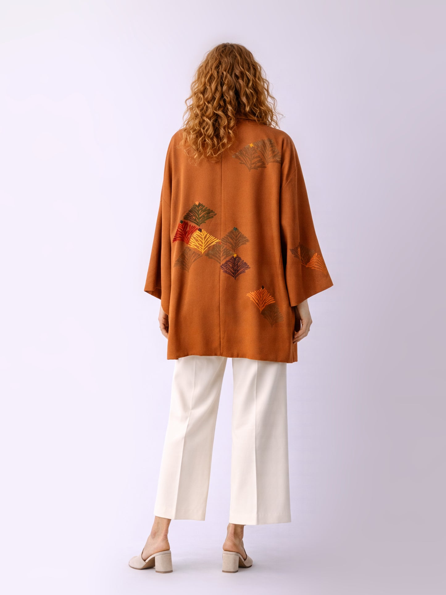 Kimono Jacket Terracotta sand
