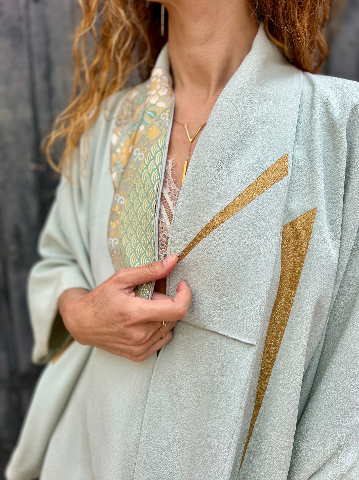 Kimono Jacket Blue passage