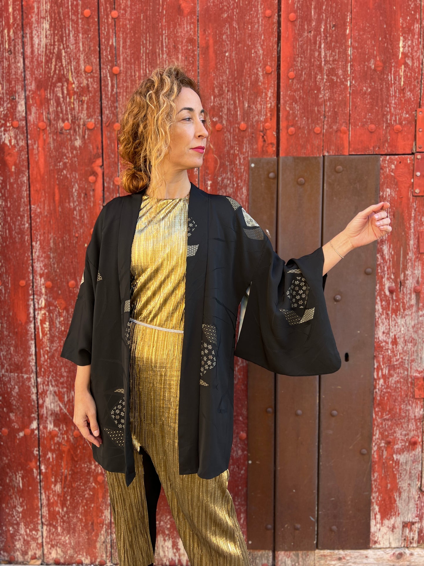 Kimono Jacket Golden Midnight